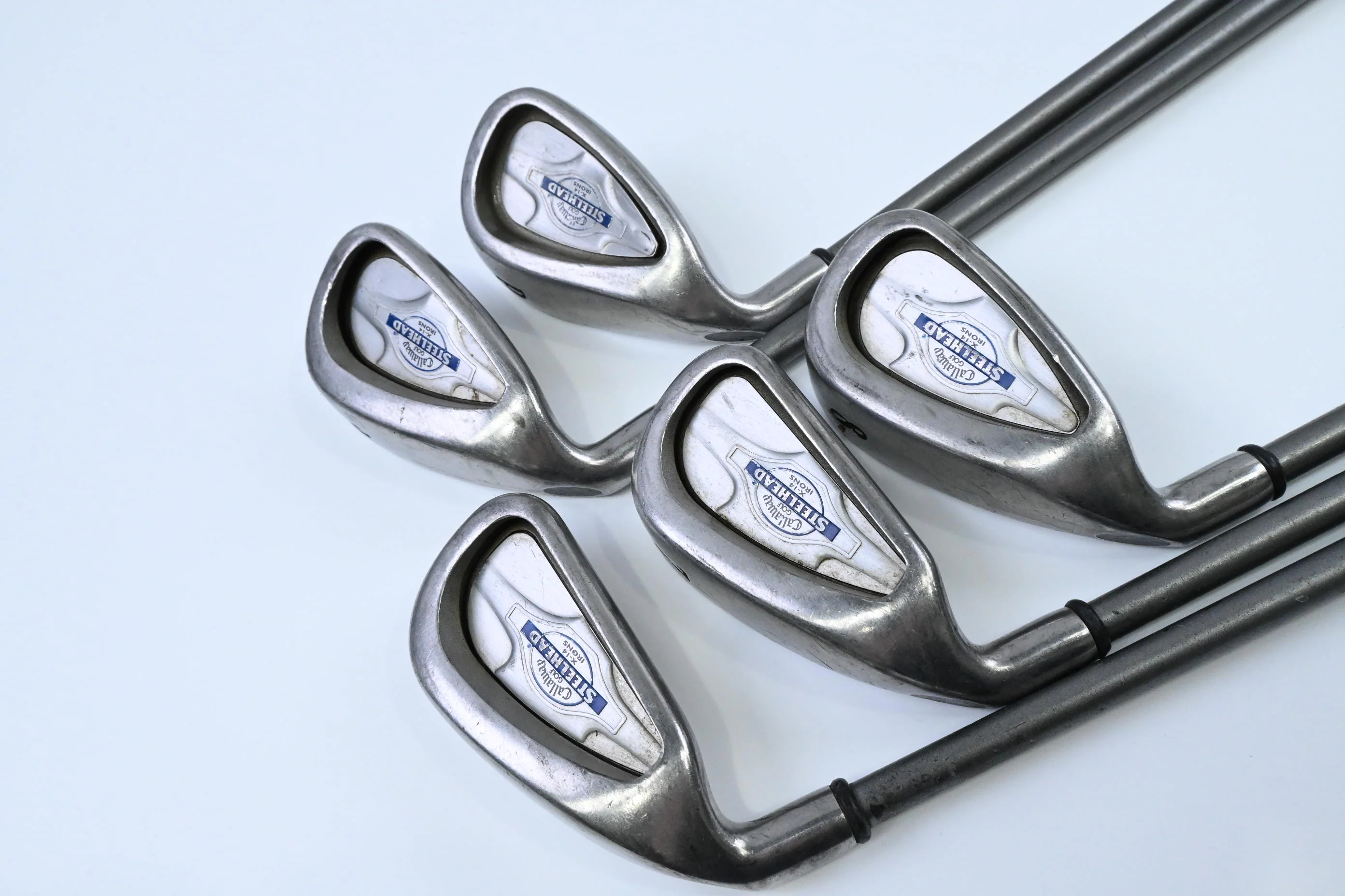 Left Hand Callaway X-14 Irons / 6-PW / Firm Flex Callaway Steelhead X-14 Shafts - Image 2