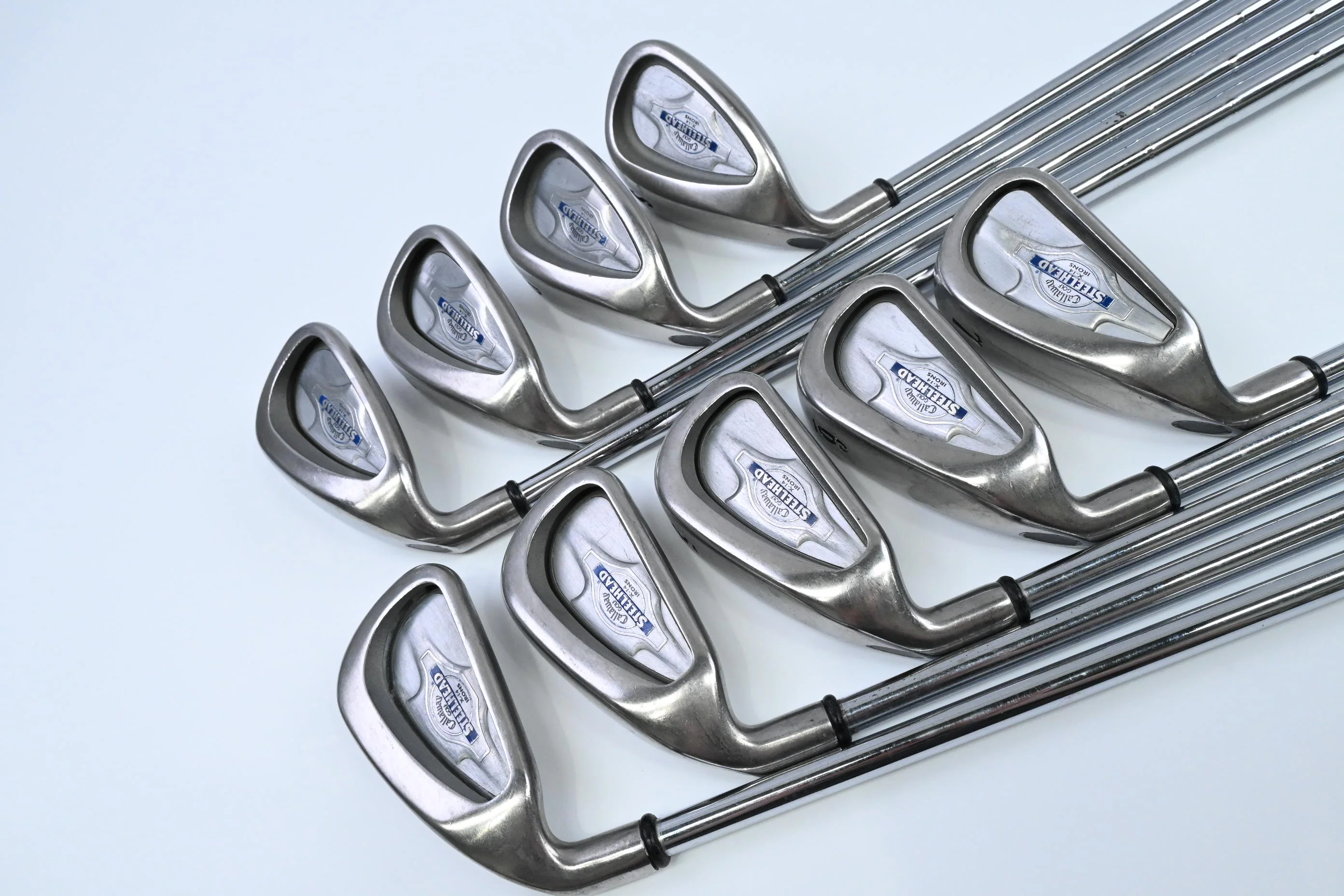 Left Hand Callaway X-14 Irons / 3-PW+SW / Uniflex Steelhead Constant Weight - Image 2