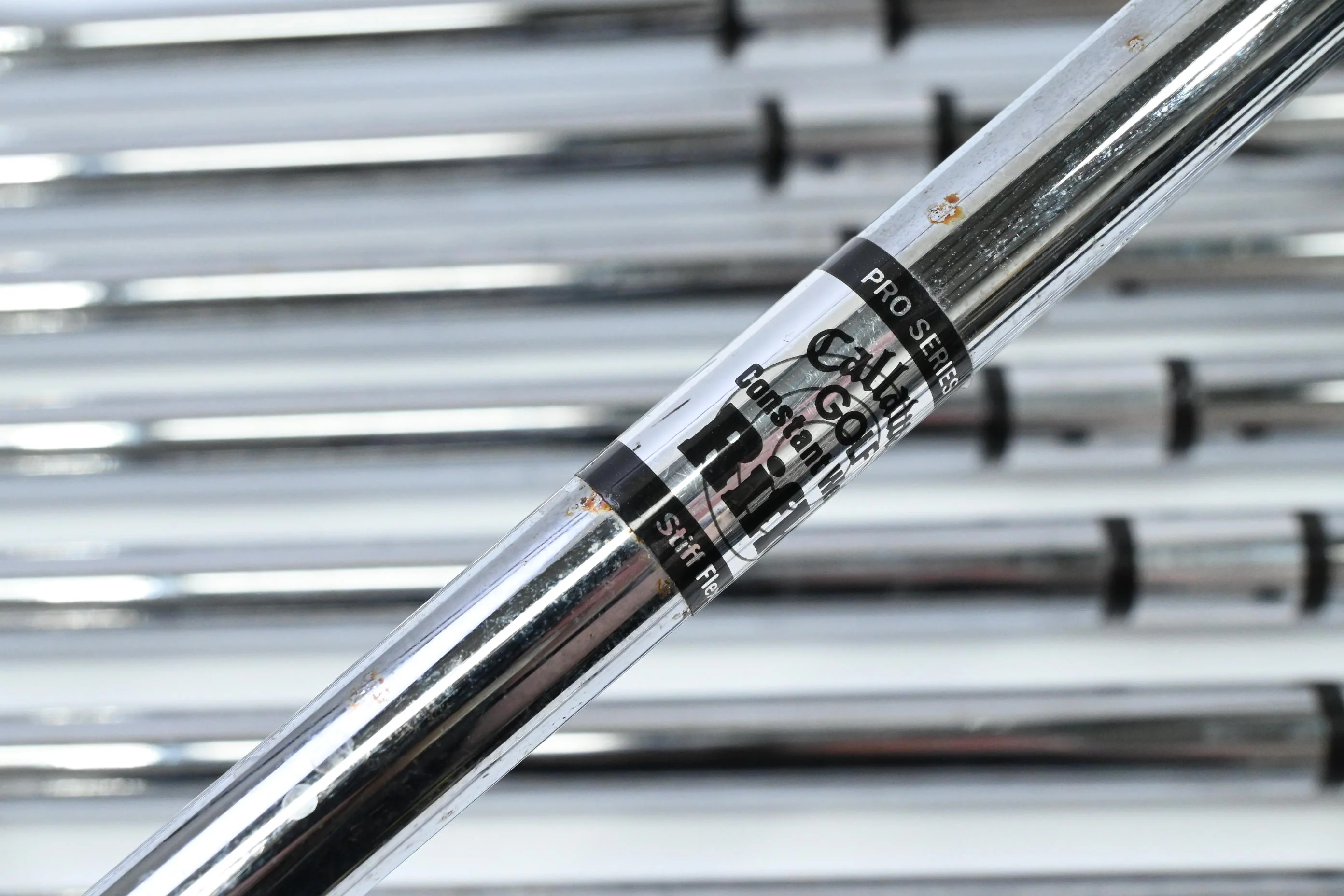 Callaway X-14 Pro Series Irons / 3-PW+SW / Stiff Flex Callaway Rifle Shafts - Image 5