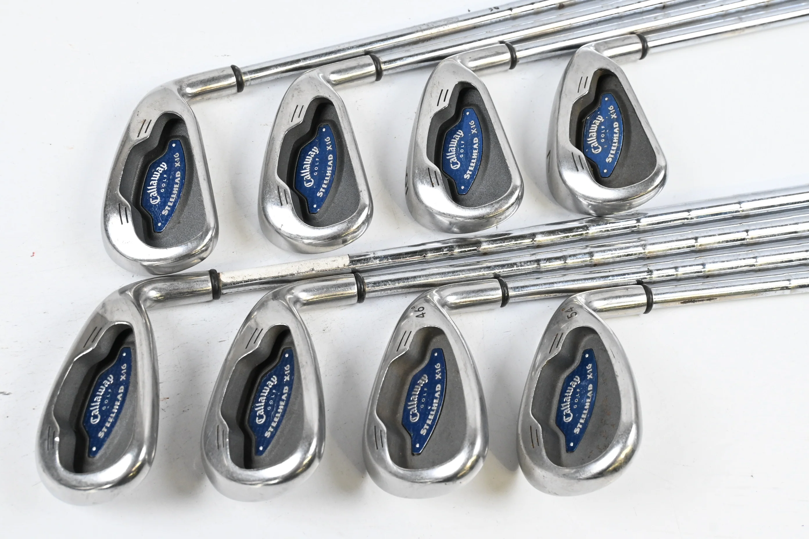 Callaway X-16 Irons / 4-PW+SW / Uniflex Steelhead X-16 Shafts - Image 2