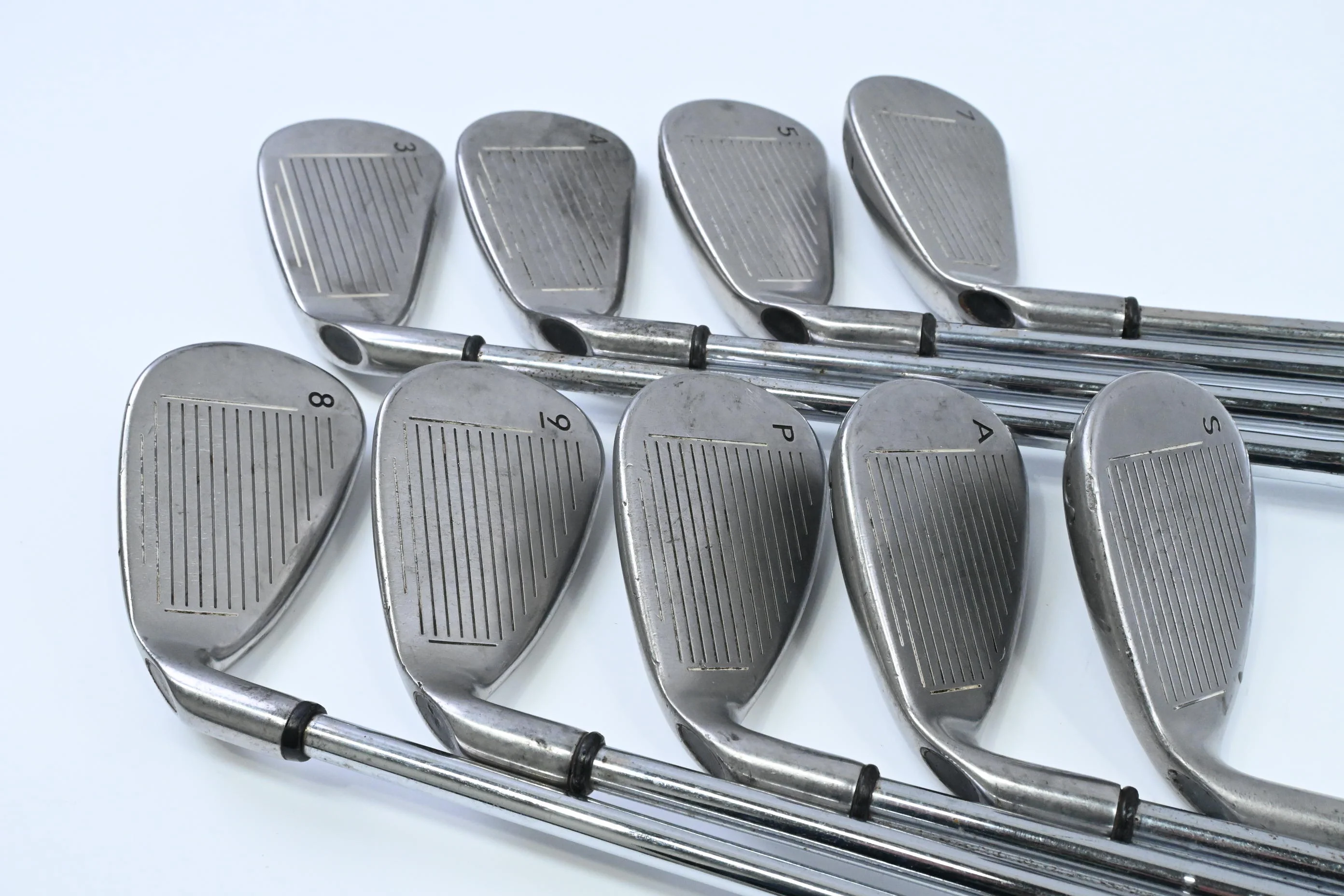 Callaway X-16 Irons / 3-PW+SW / Missing #6 Iron / Uniflex Callaway X16 Shafts - Image 3