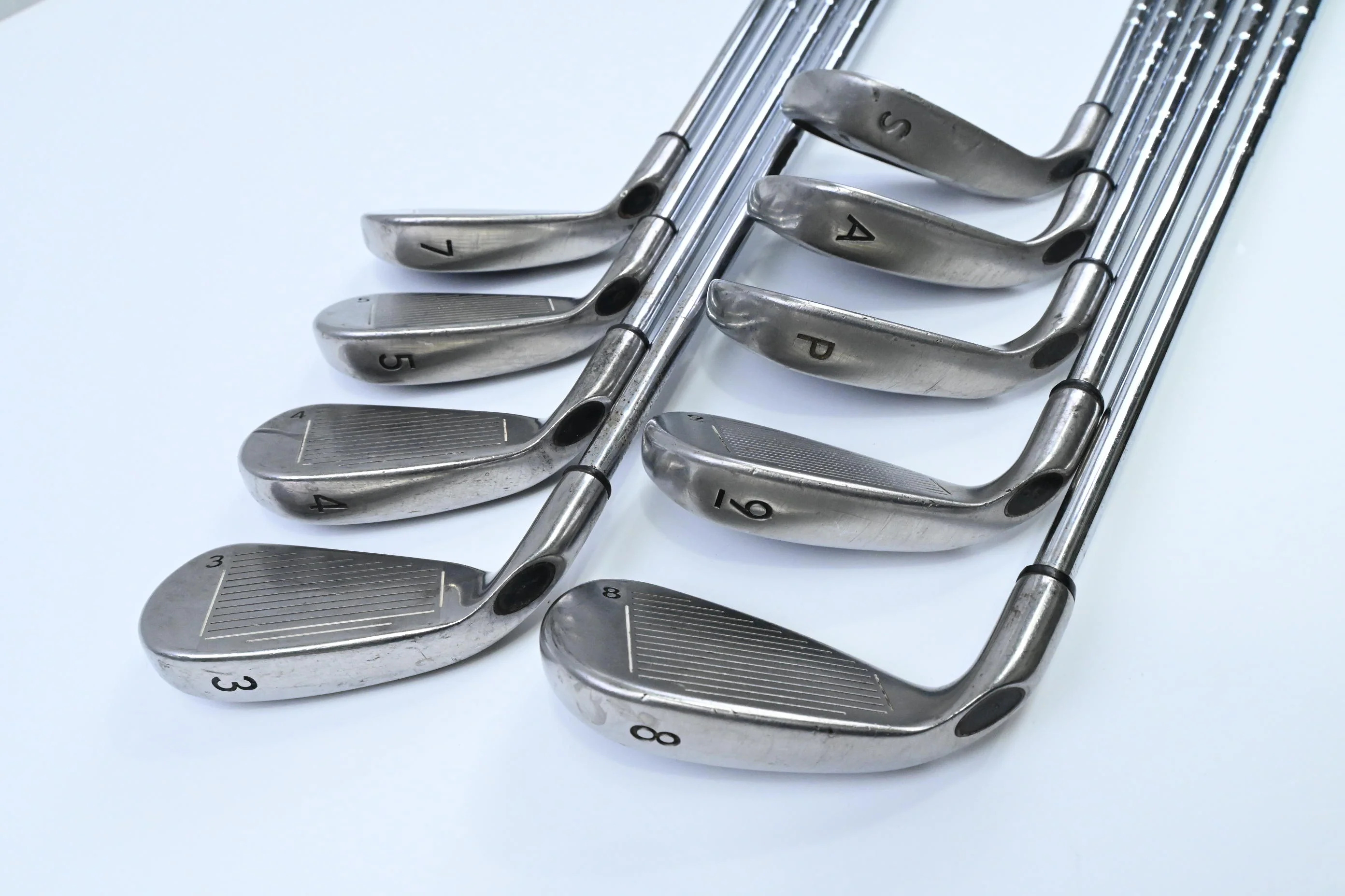 Callaway X-16 Irons / 3-PW+SW / Missing #6 Iron / Uniflex Callaway X16 Shafts - Image 4