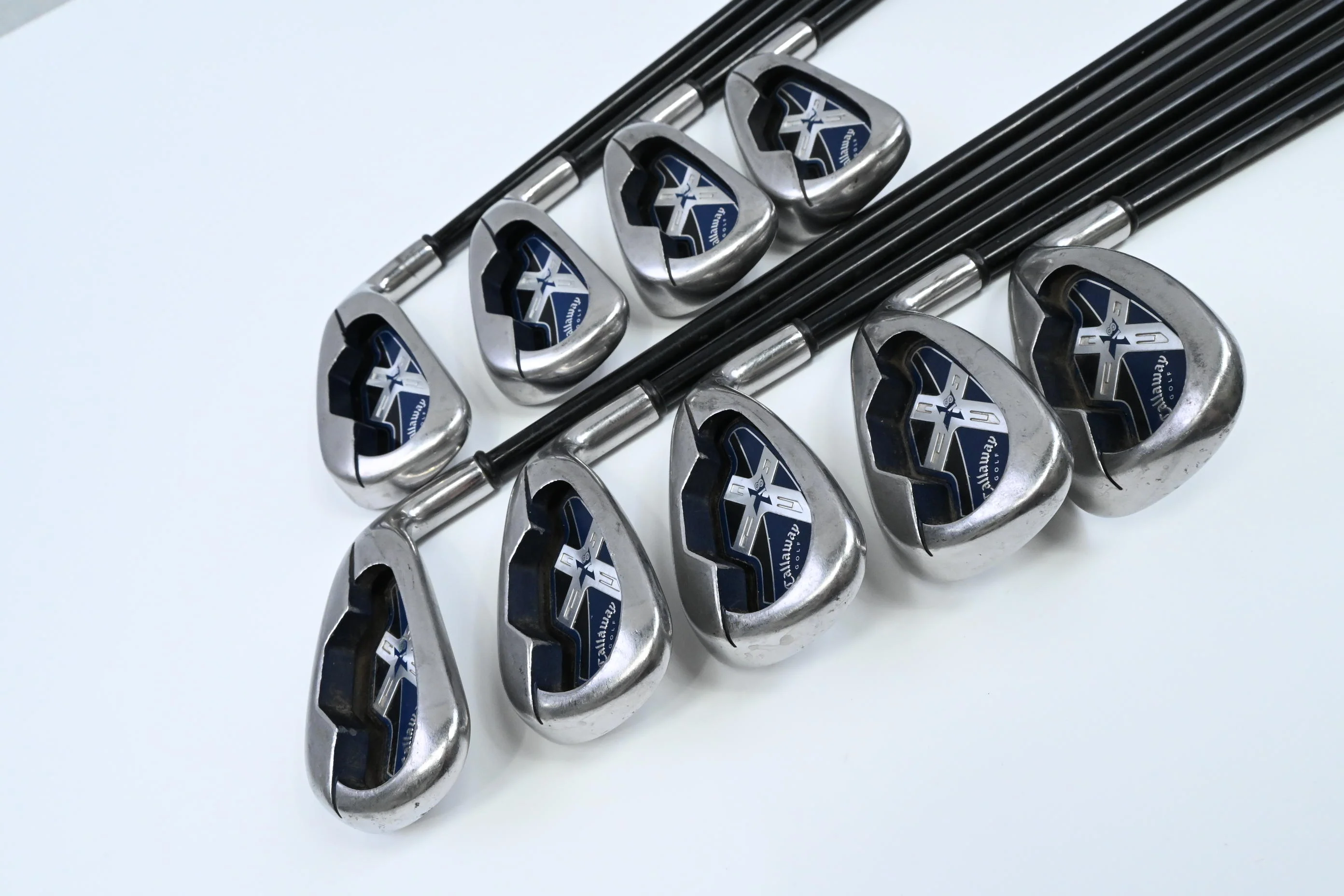 Callaway X-18 Irons / 3-PW+SW / Regular Flex Callaway System CW 75 Shafts - Image 2
