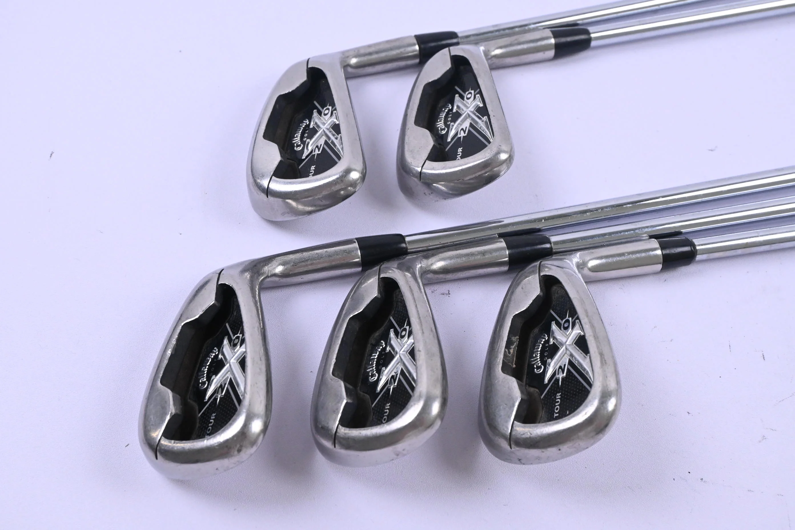 Callaway X-20 Tour Irons / 6-PW / Regular Flex Project X Rifle Shafts - Image 2