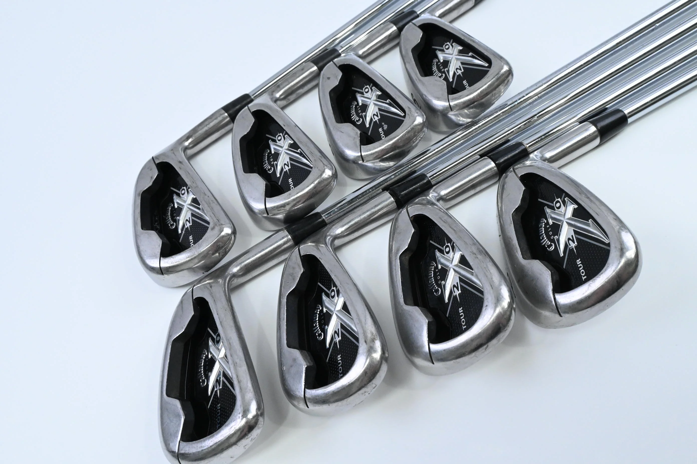 Callaway X-20 Tour Irons / 3-PW / X-Flex Project X Rifle Shafts - Image 2