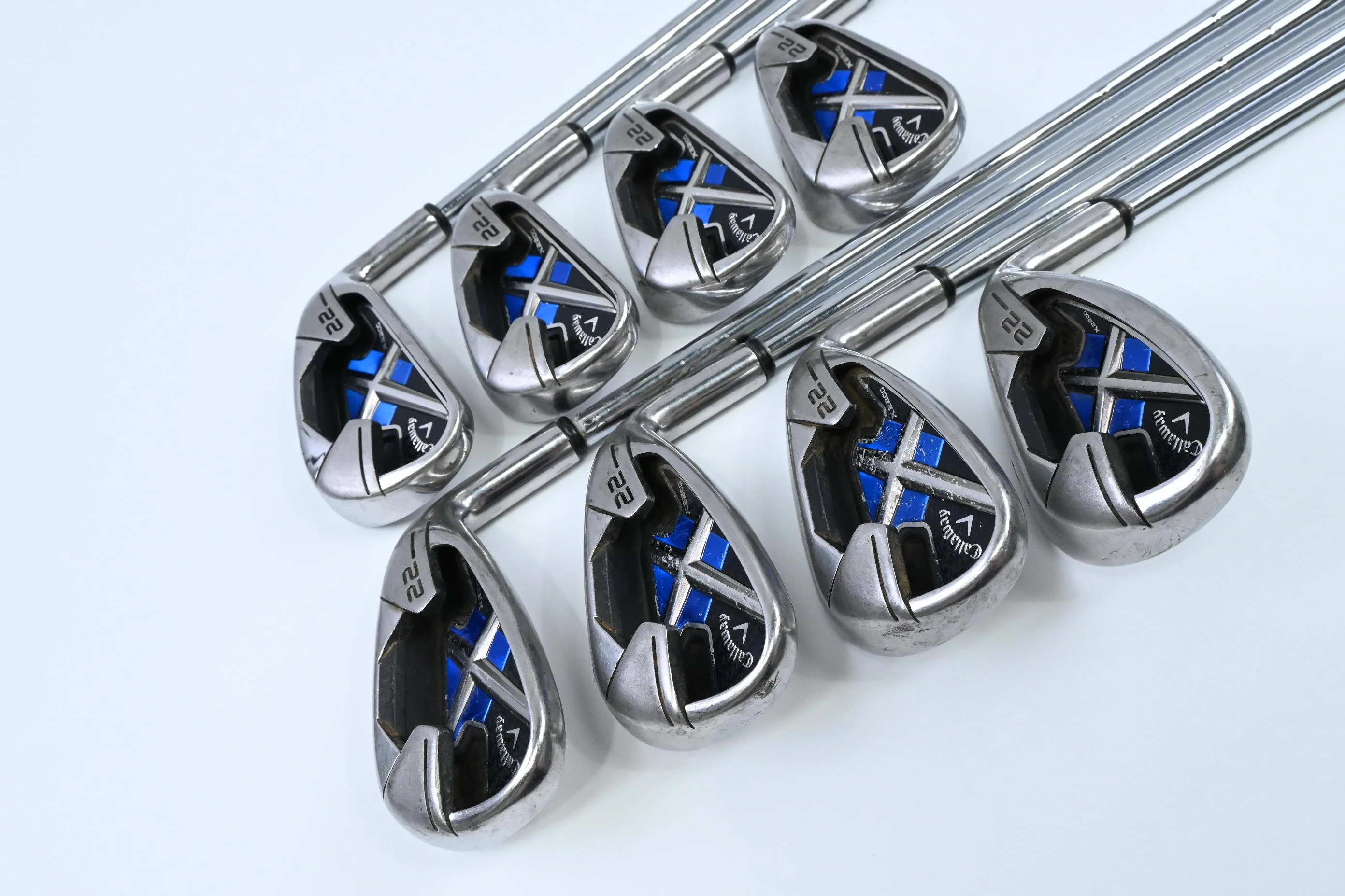 Callaway X-22 Irons / 4-PW+SW / Uniflex Callaway X Shafts - Image 2