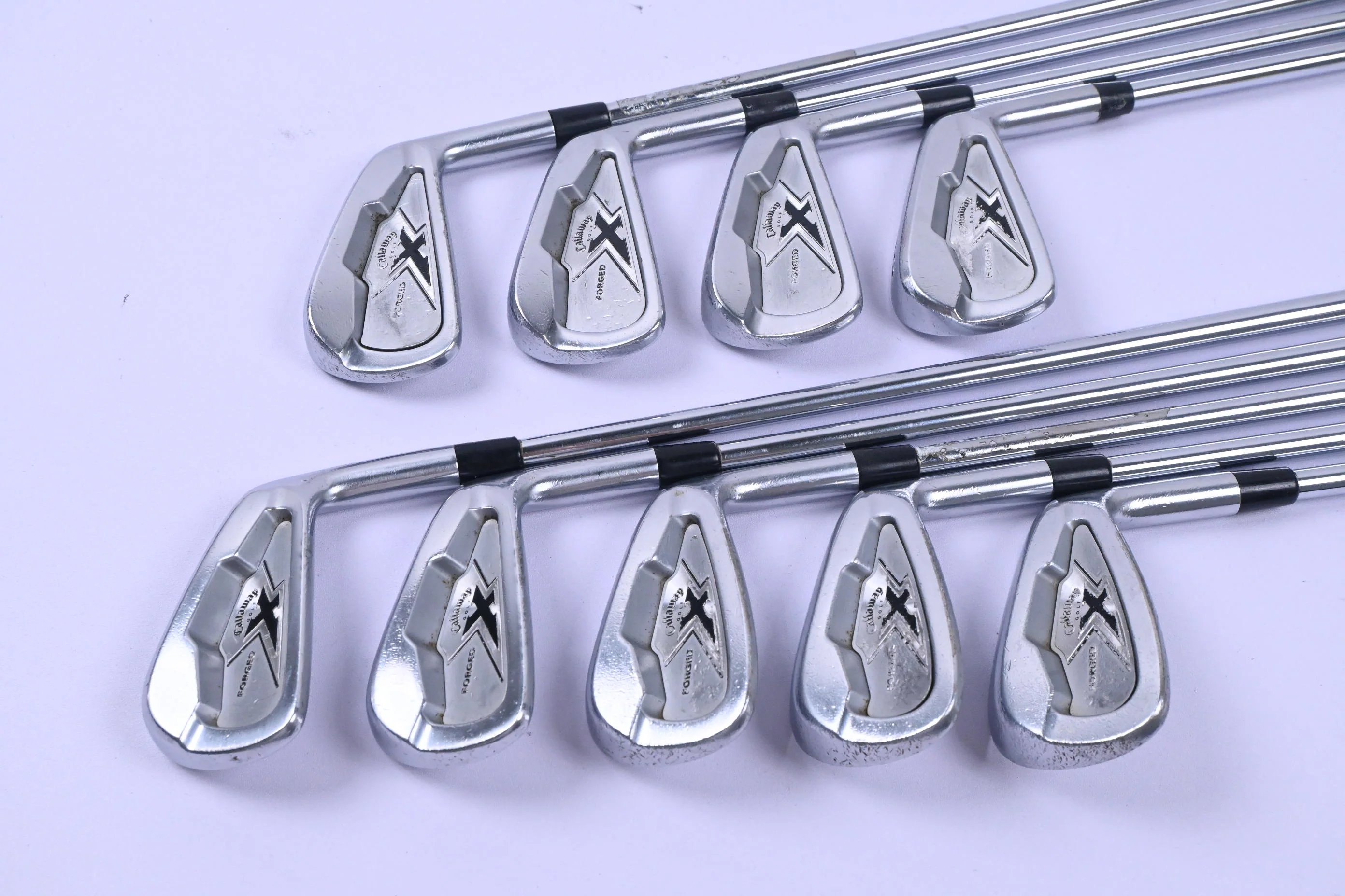 Callaway X-Forged 2007 Irons / 2-PW / Stiff Flex Project X Rifle Shafts - Image 2