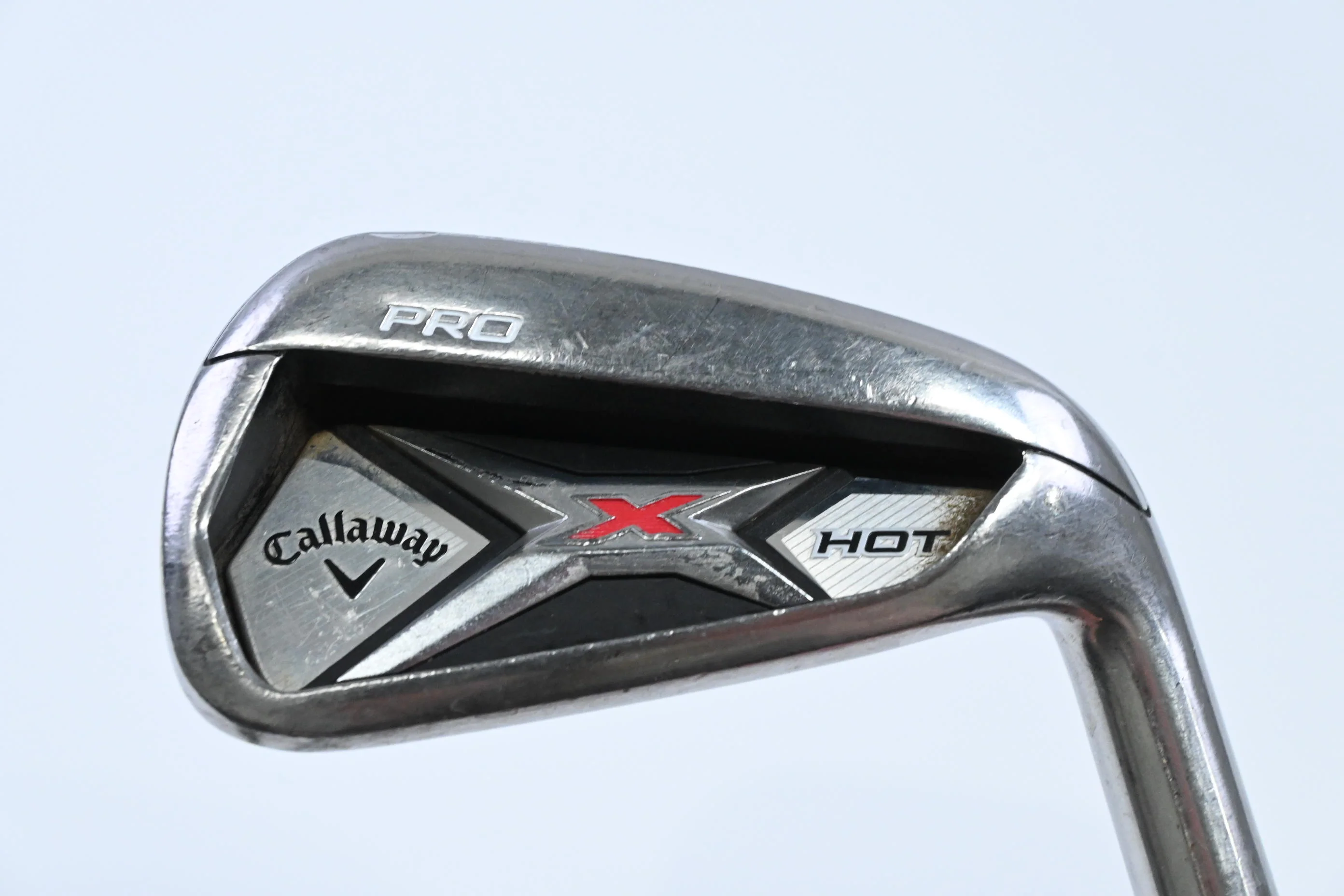 Callaway X Hot Pro #7 Iron / Stiff Flex Project X Flighted 95 Shaft