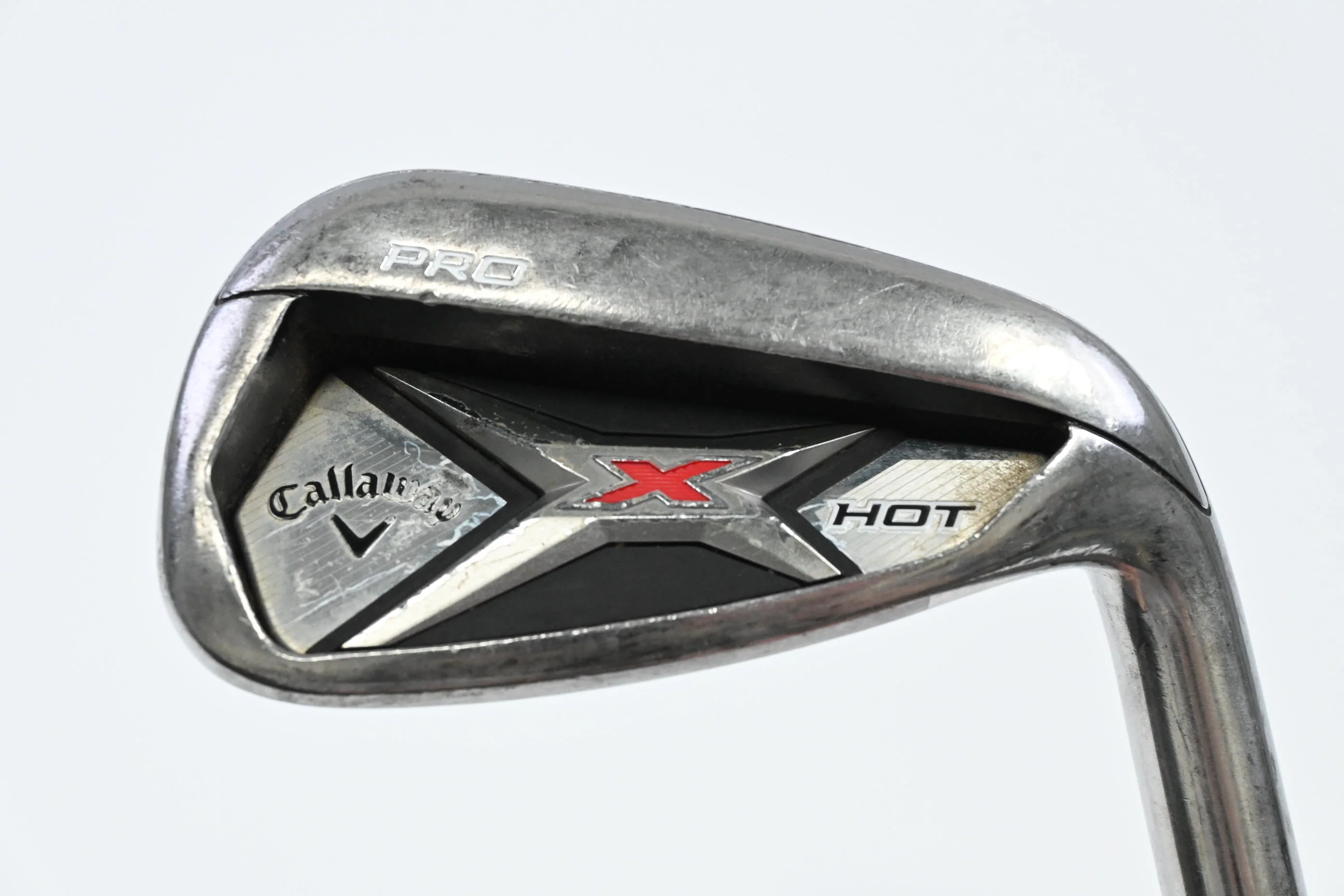 Callaway X Hot Pro #9 Iron / Stiff Flex Project X Flighted Rifle 95 Shaft