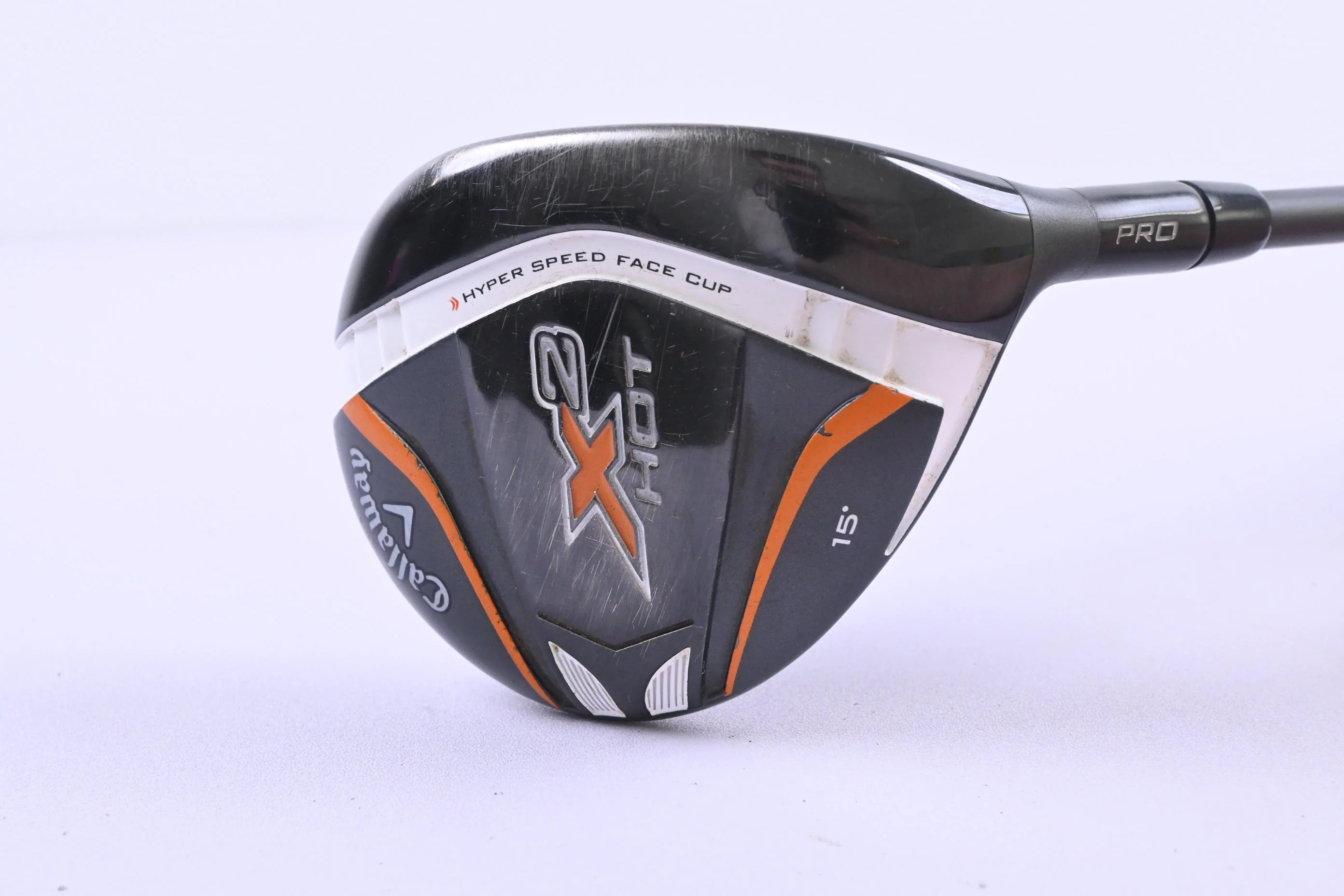 Callaway X2 Hot Pro #3 Wood / 15 Degree / Stiff Flex Aldila Tour Green 75 Shaft - Image 2
