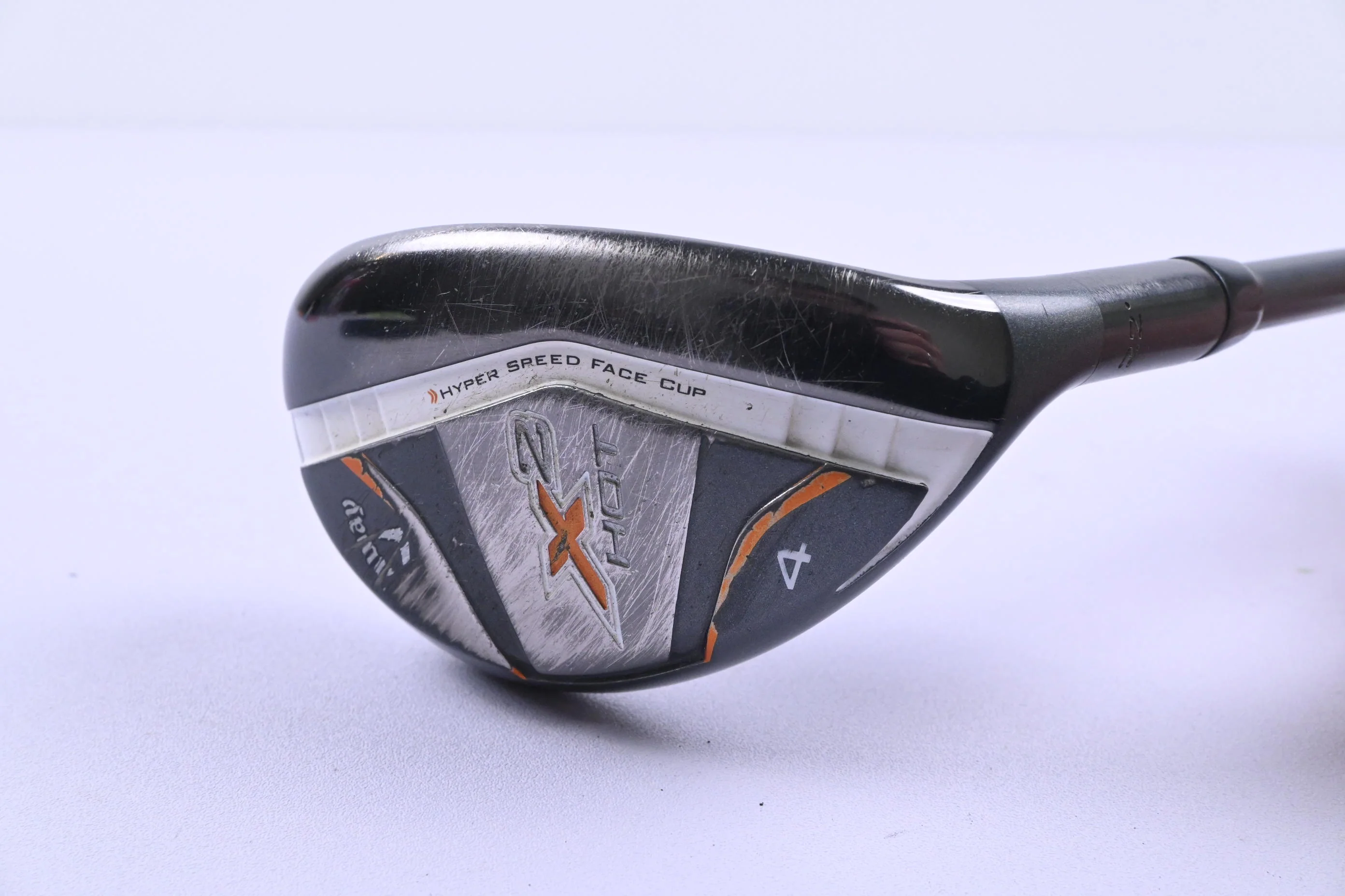 Callaway X2 Hot #4 Hybrid / 22 Degre / Stiff Flex Aldila Tour Blue 65 Shaft - Image 2