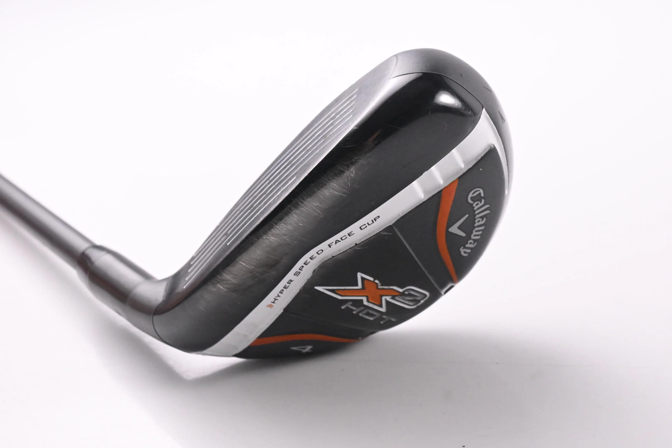 Left Hand Callaway X2 Hot #4 Hybrid / 22 Degree / Regular Flex X2 Hot 60 Shaft