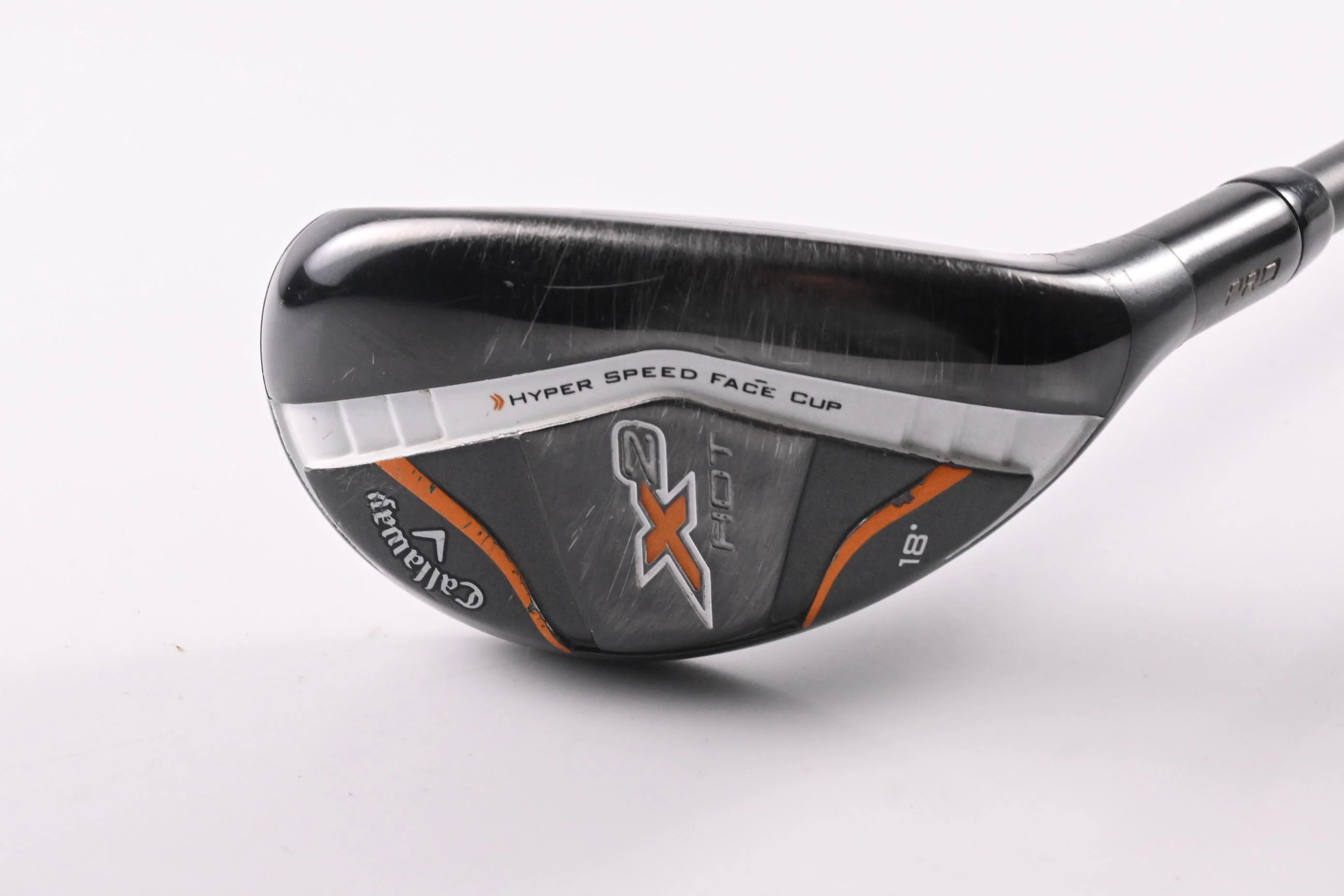 Callaway X2 Hot Pro #3 Hybrid / 18 Degree / Regular Flex Aldila Tour Green 75 - Image 2