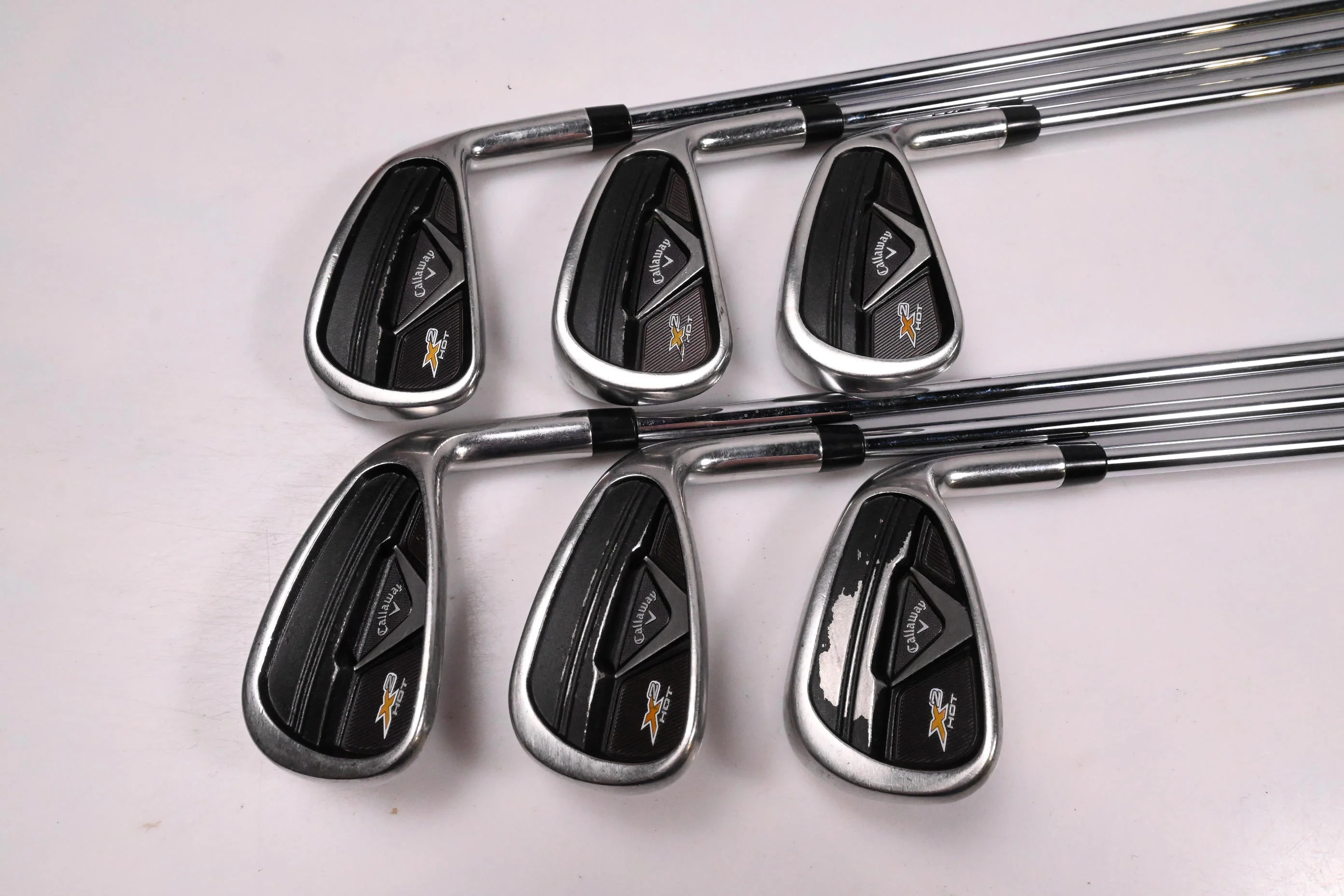 Callaway X2 Hot Pro Irons / 5-PW / Regular Flex Project X Flighted 95 Shafts - Image 2