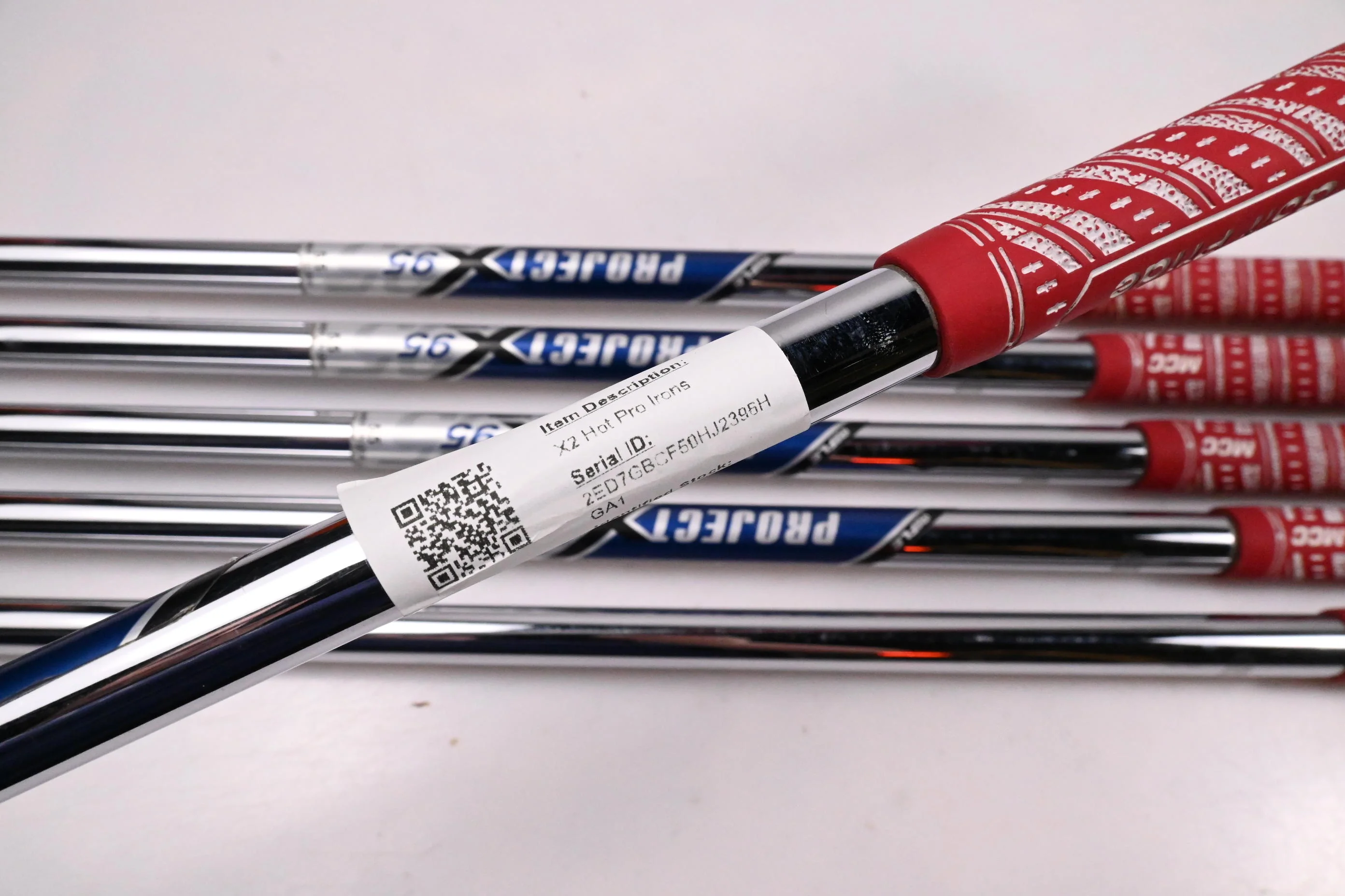 Callaway X2 Hot Pro Irons / 5-PW / Regular Flex Project X Flighted 95 Shafts - Image 6