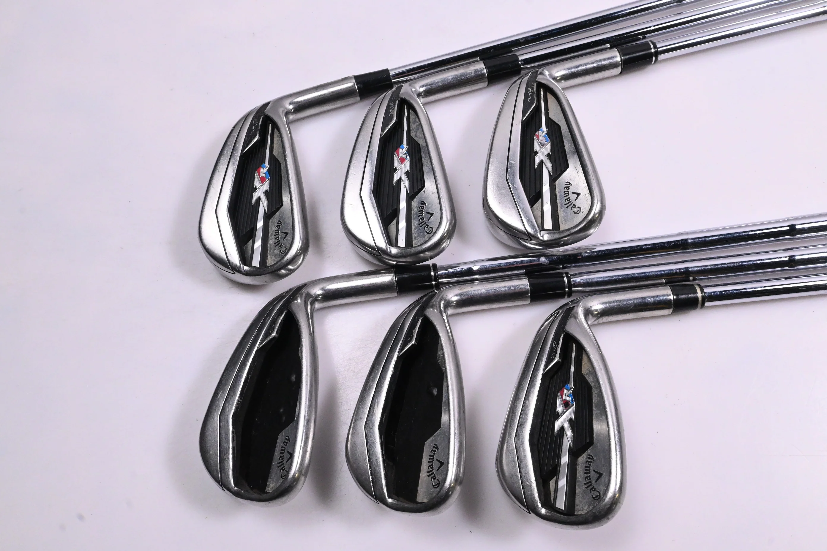 Callaway XR Irons / 5-PW / Stiff Flex Steel Shafts - Image 2