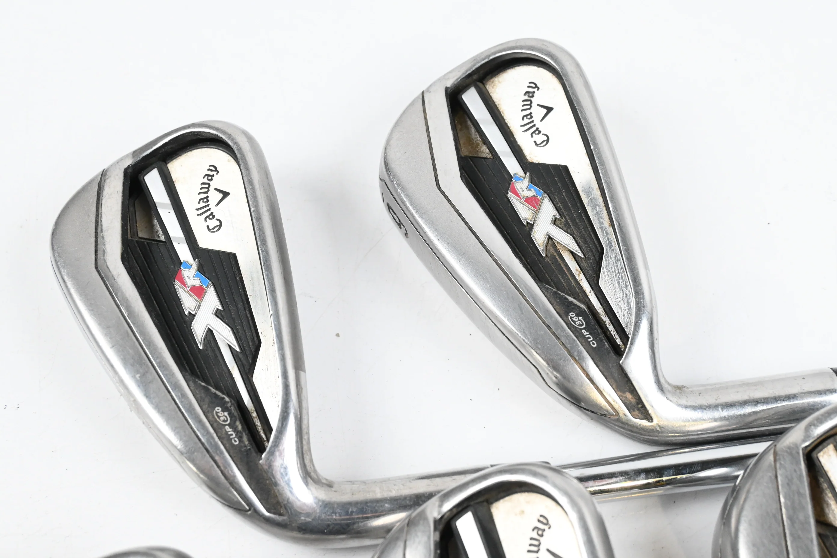 Left Hand Callaway XR Irons / 5-9i / Regular Flex Speedstep 80 Shafts