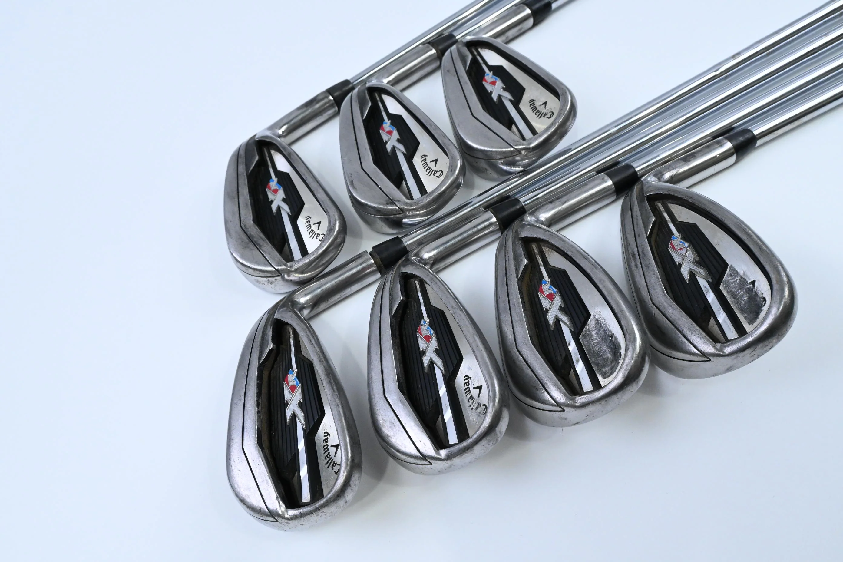 Callaway XR Irons / 6-PW+AW / Regular Flex SpeedStep Shafts - Image 2