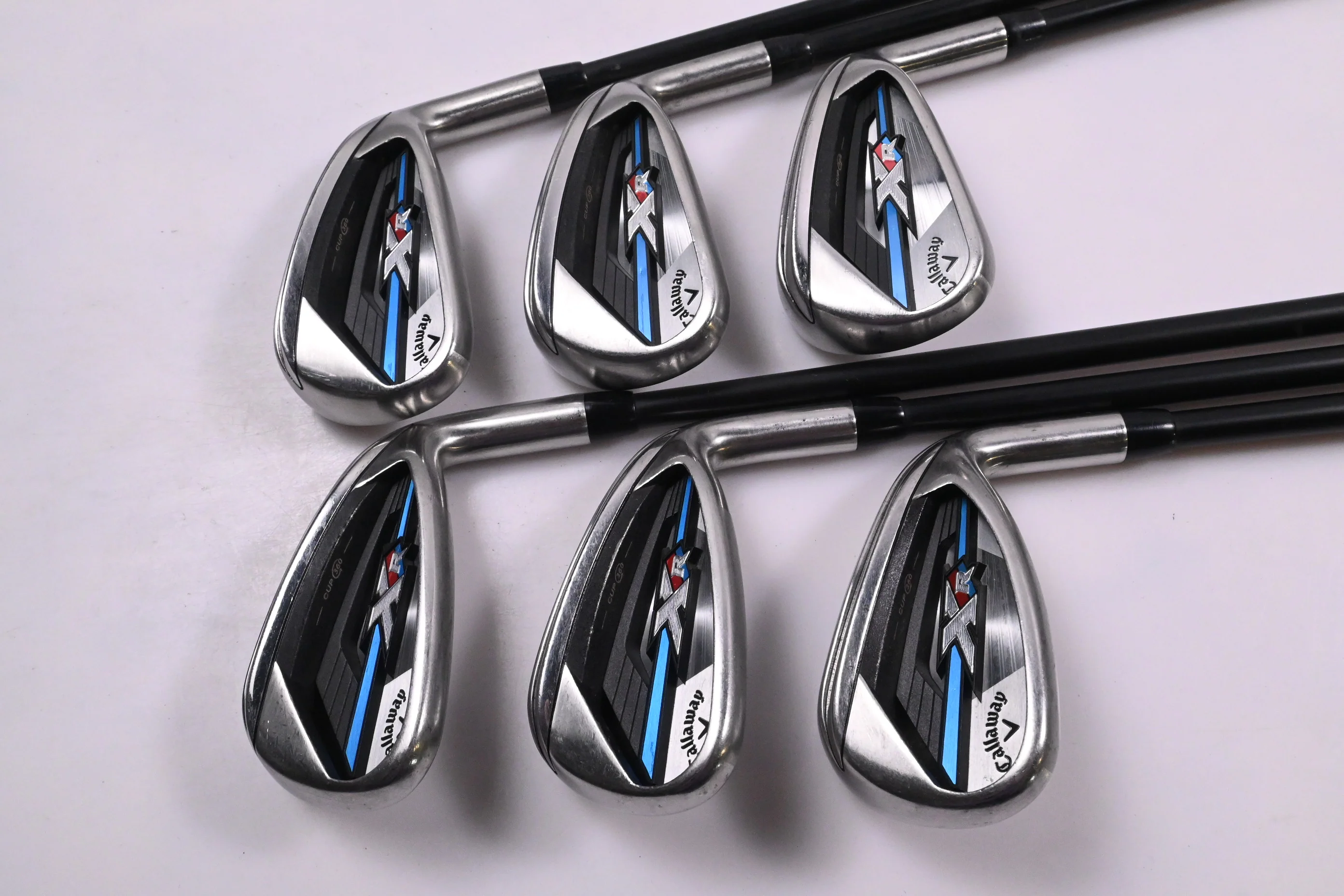 Callaway XR OS Irons / 5-PW / Senior Flex Fubuki AT 50 Shafts - Image 2