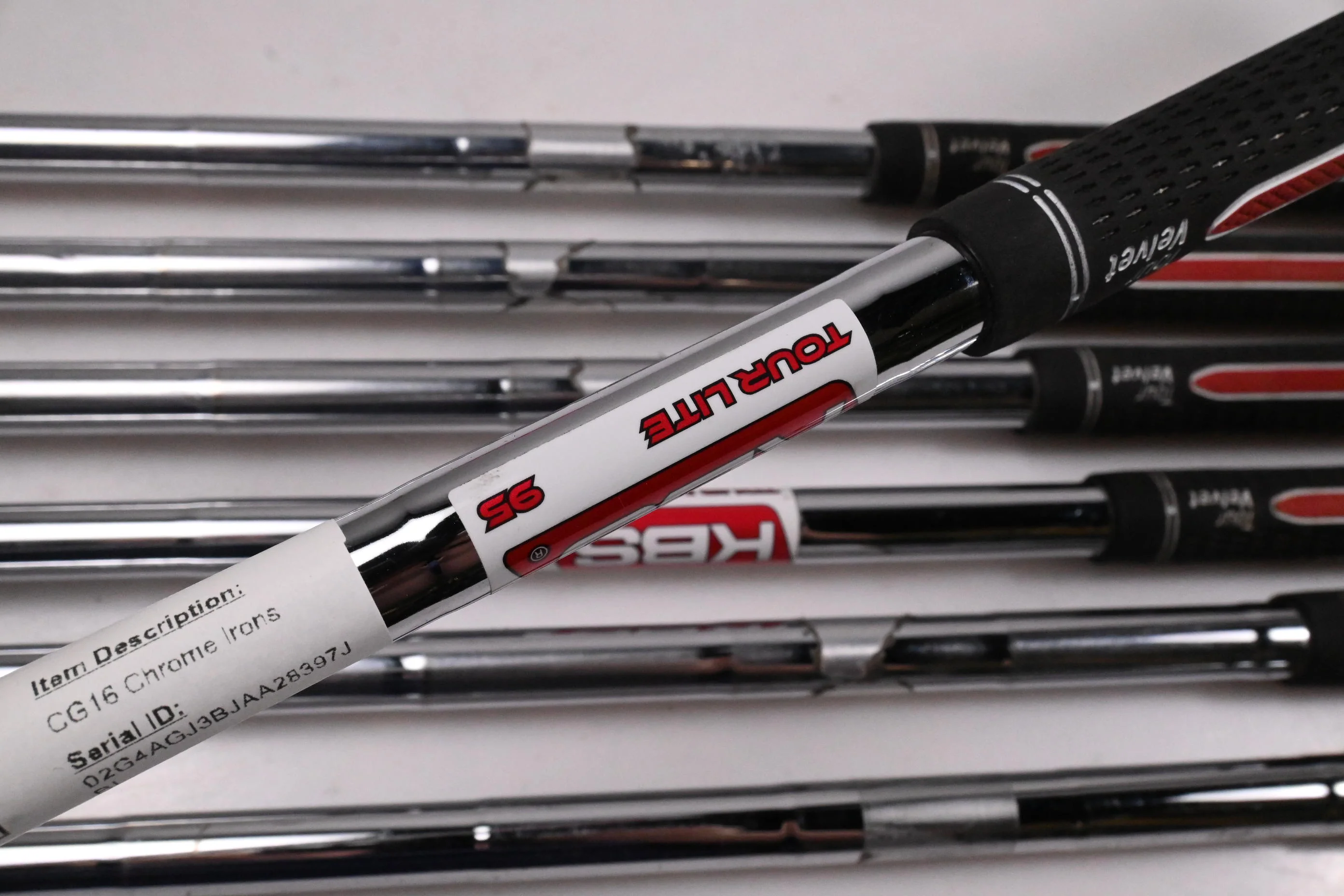 Cleveland CG16 Chrome Irons / 4-PW / Regular Flex KBS Tour Lite Shafts - Image 5