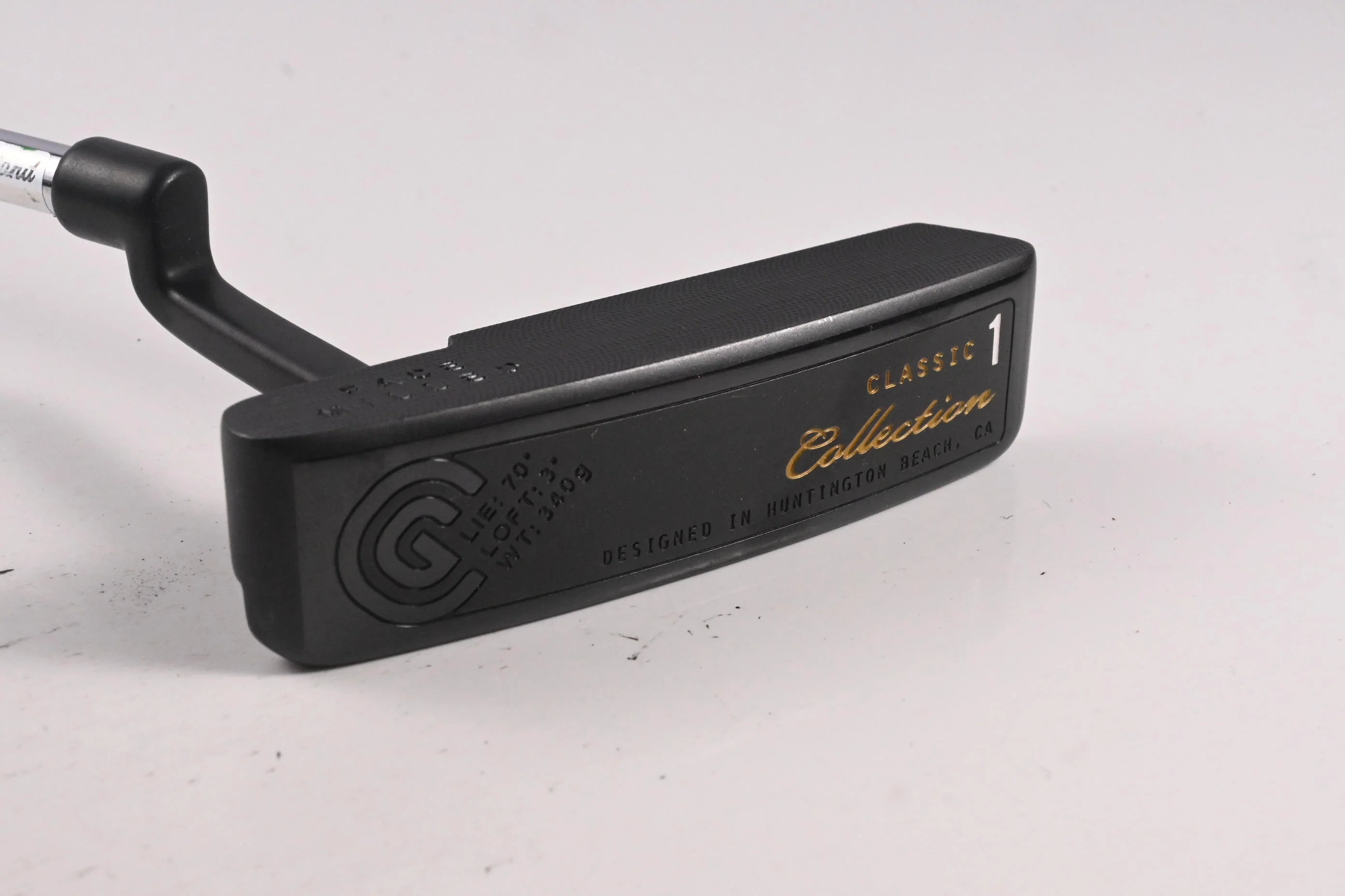 Left Hand Cleveland Classic Collection Black HB #1 Putter / 34 Inch