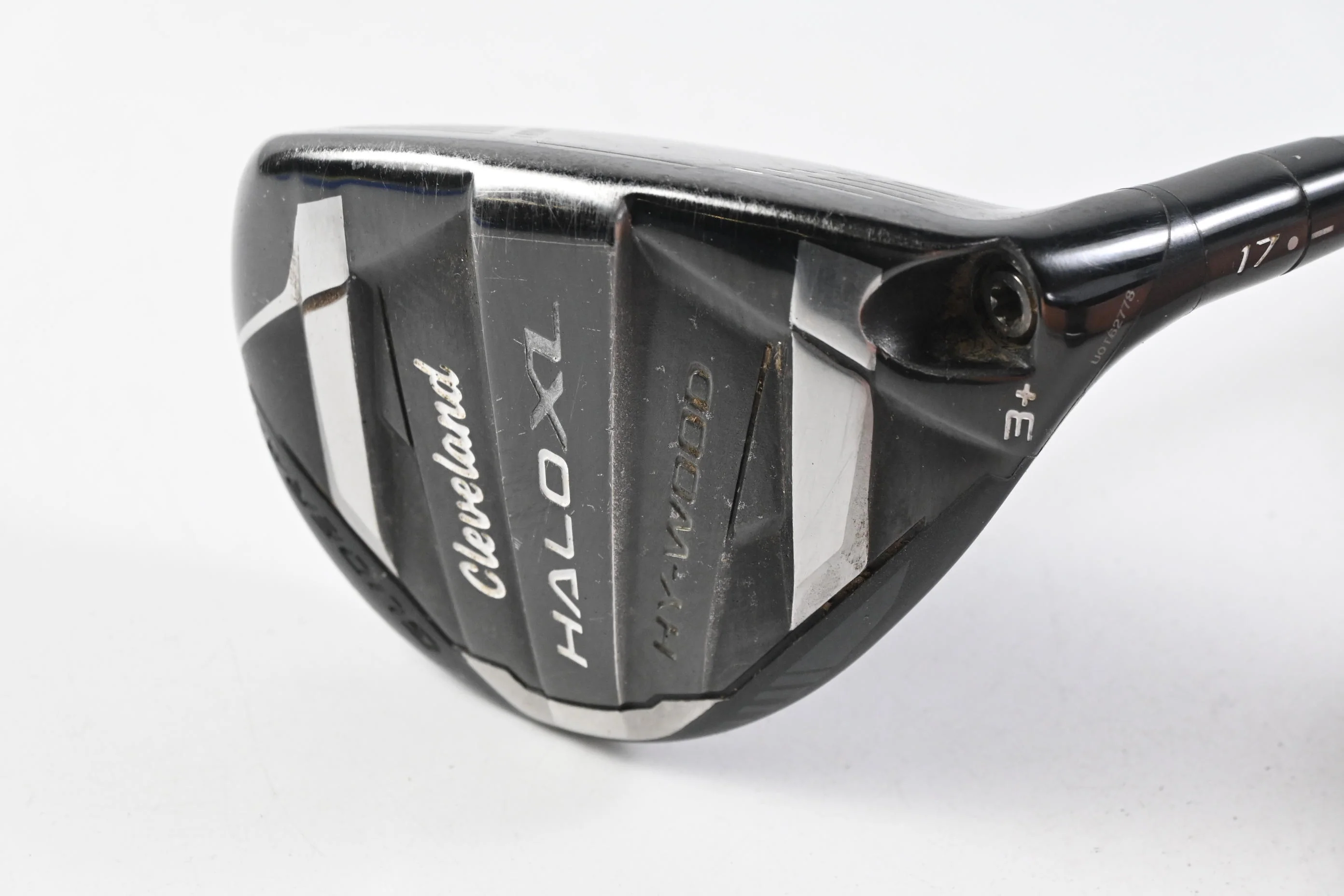 Cleveland Halo XL Hy-Wood #3+ Hybrid / 17 Degree / Stiff Flex Aldila Ascent 40 - Image 2