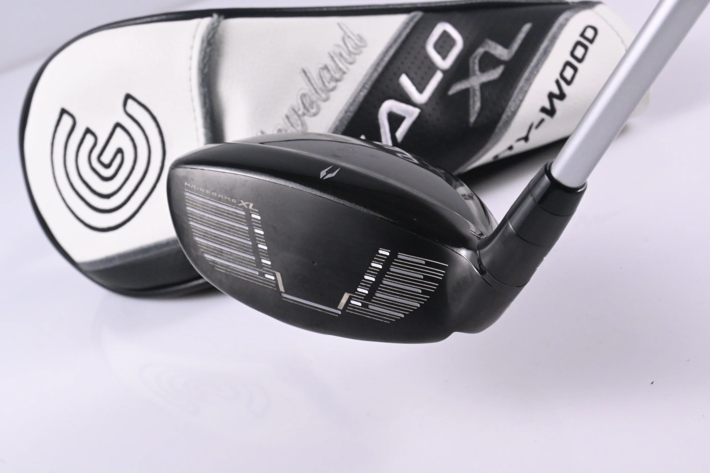 Cleveland Halo XL Hy-Wood #3+ Hybrid / 17 Degree / Stiff Flex Aldila Ascent 40 - Image 4