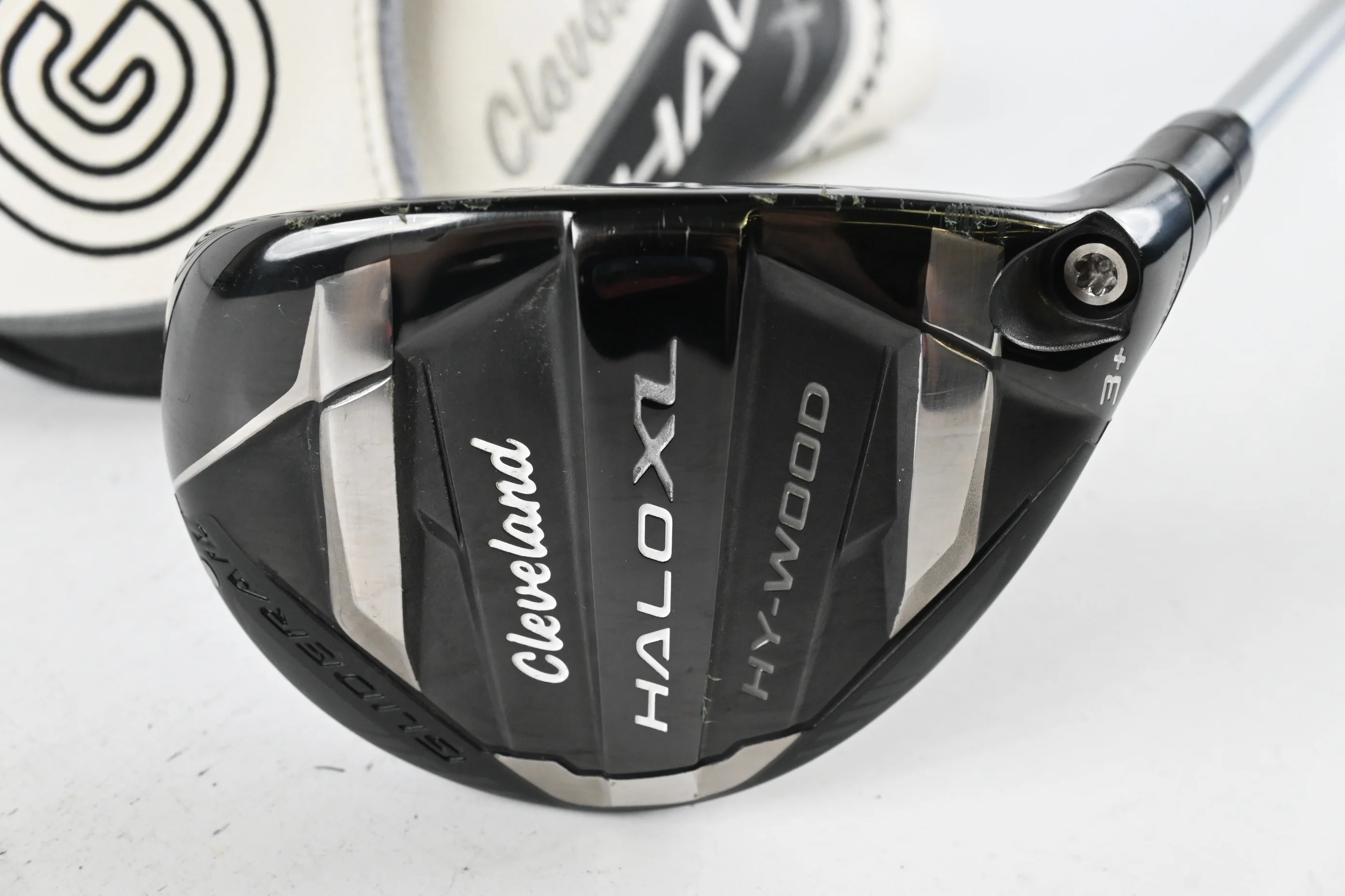 Cleveland Halo XL Hy-Wood #3+ Hybrid / 17 Degree / Stiff Flex Aldila Ascent 40 - Image 2