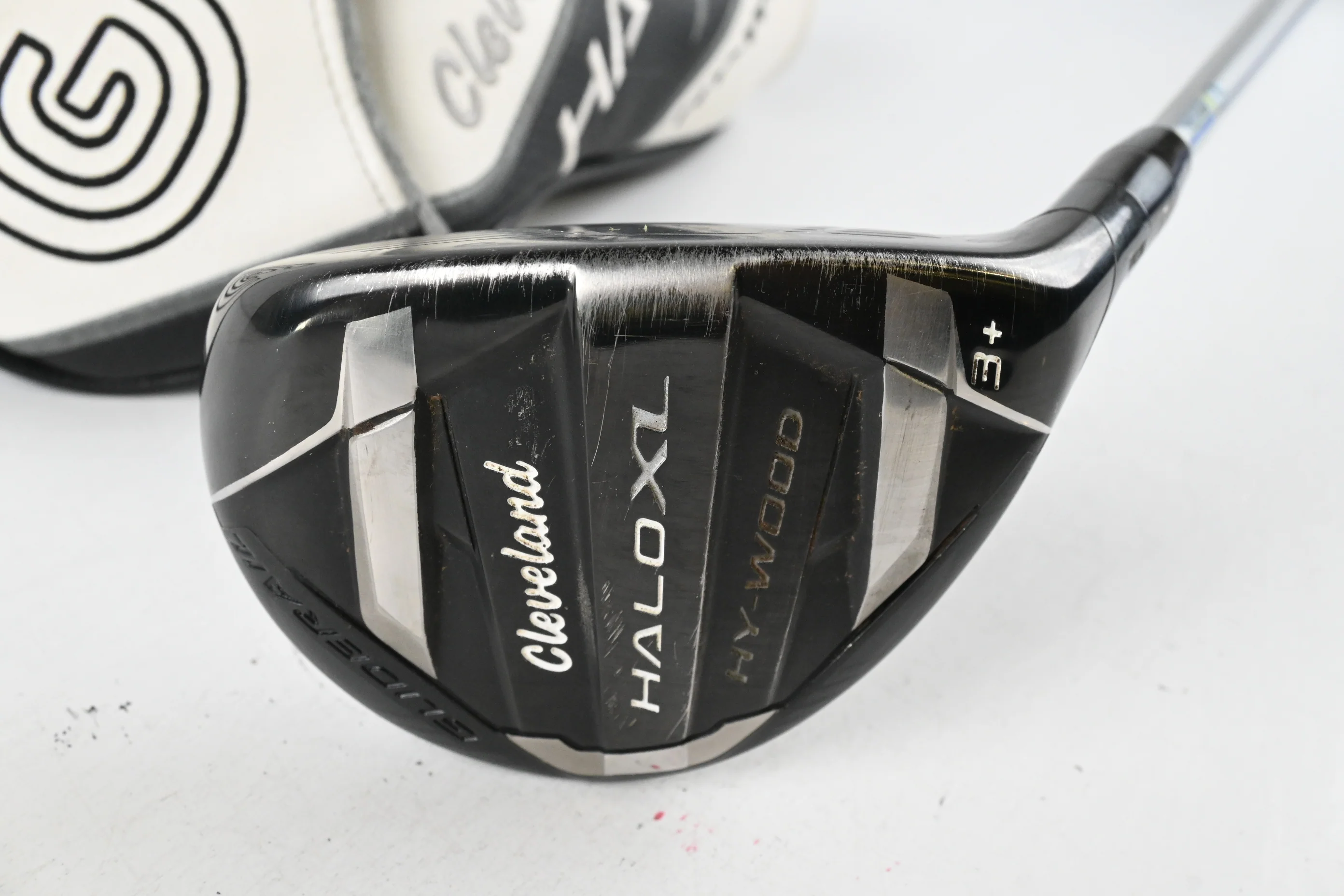 Cleveland Halo XL Hy-Wood #3+ Hybrid / 17 Degree / Stiff Flex Aldila Ascent 40 - Image 2
