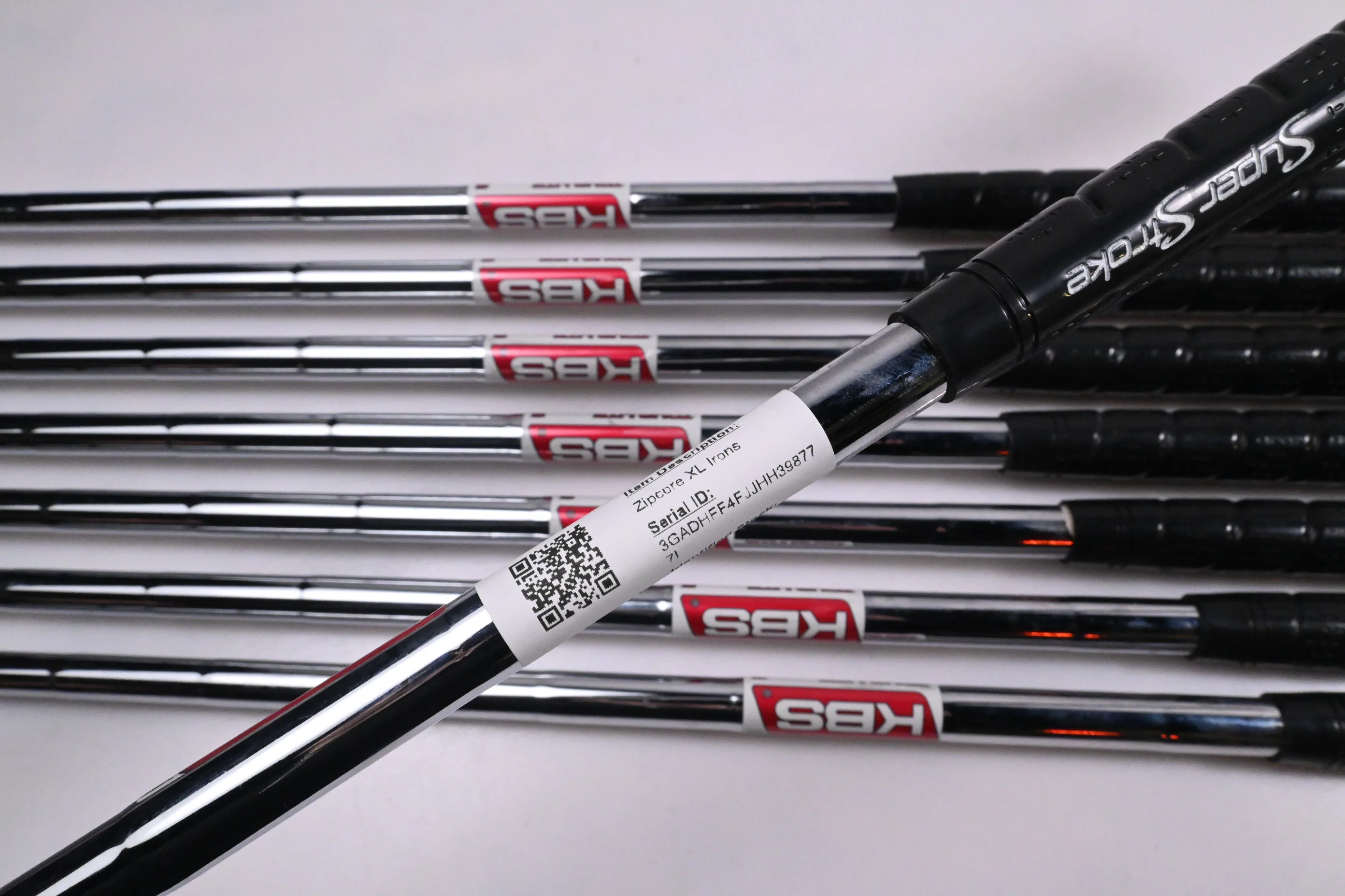 Cleveland Zipcore XL Irons / 4-PW+GW / Stiff Flex KBS Tour Lite Shafts - Image 6