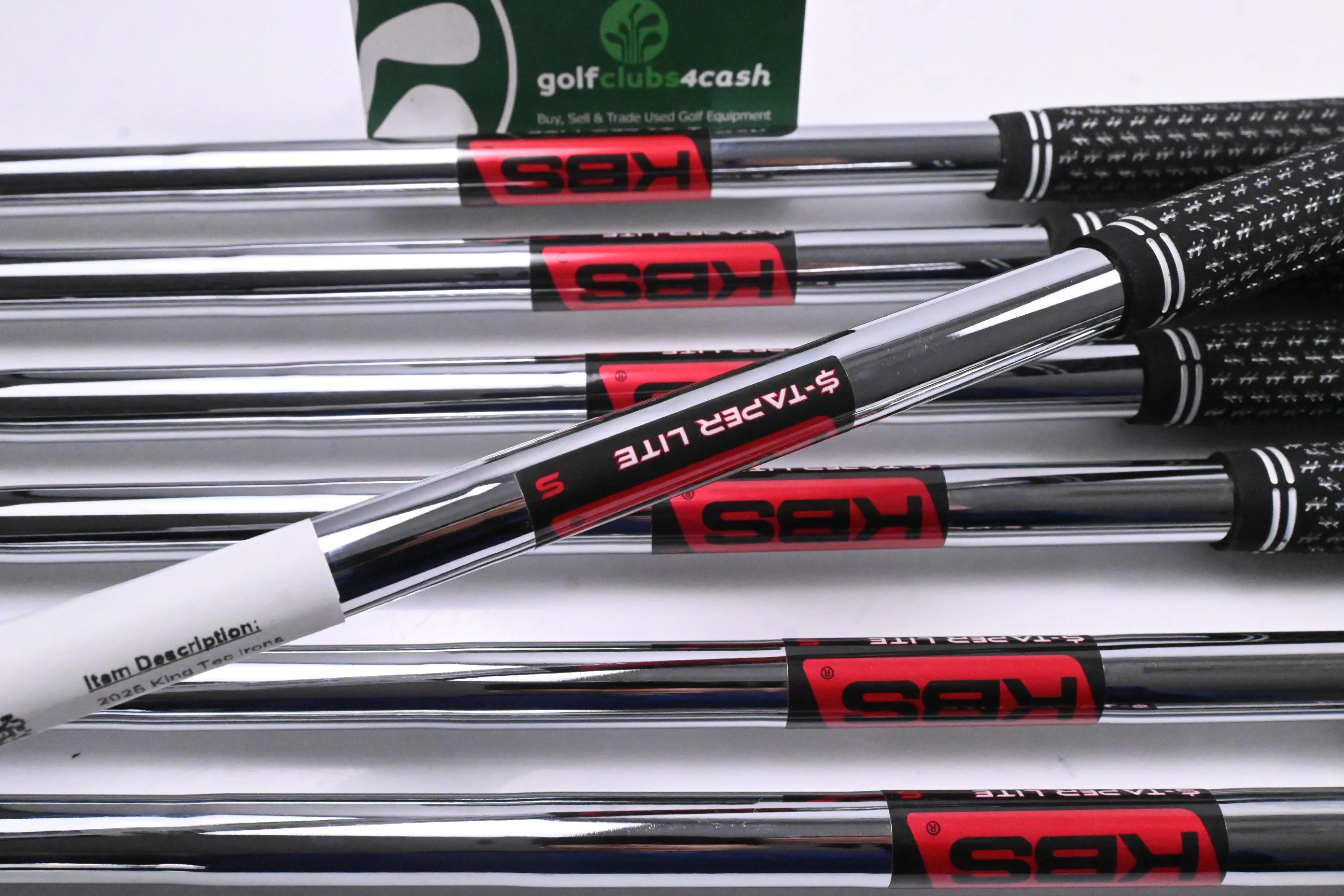 Cobra 2025 King Tec Irons / 4-PW / Stiff Flex KBS $-Taper Lite Shafts - Image 5