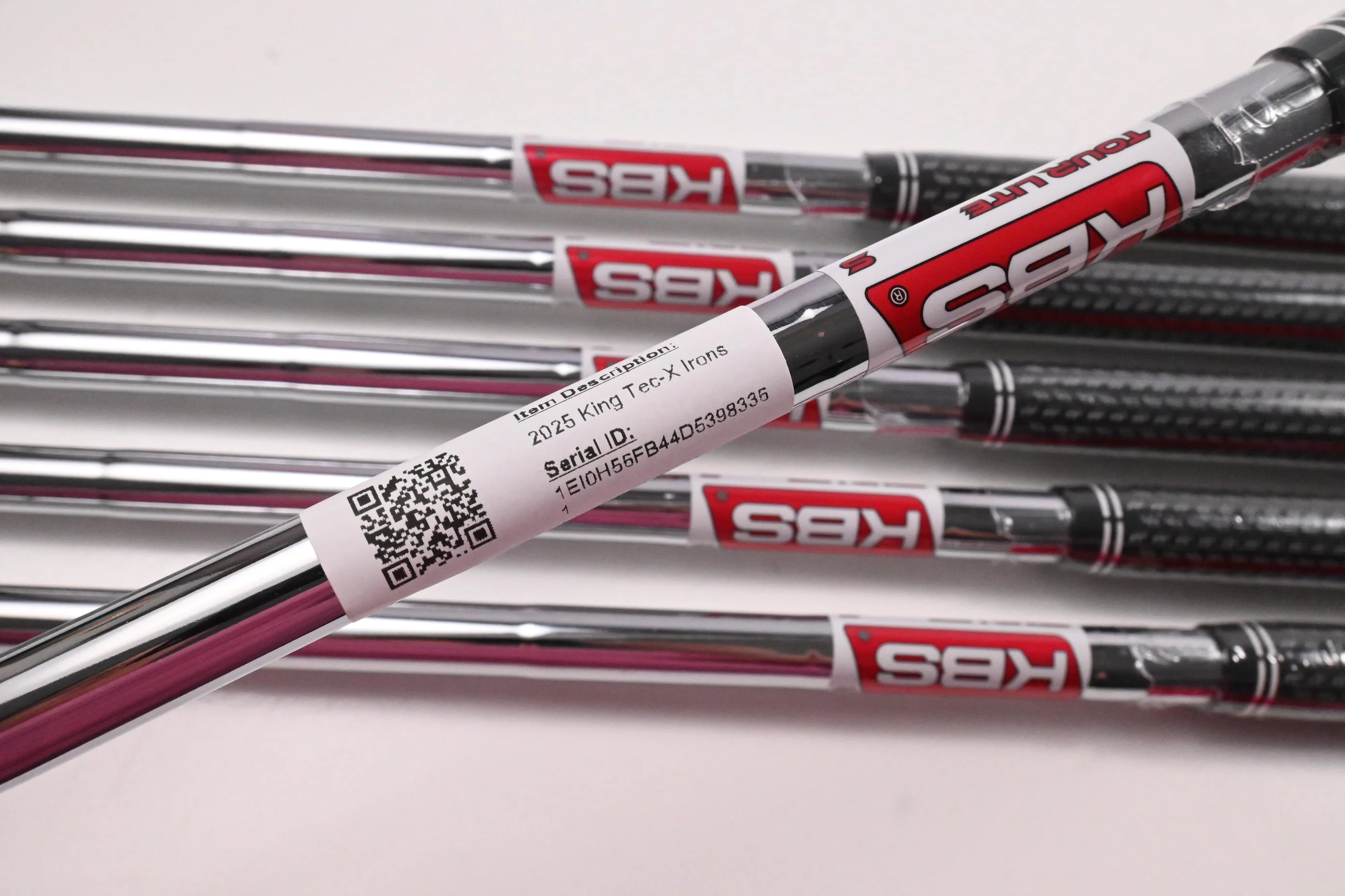 Cobra King Tec-X 2025 Irons / 5-PW / Stiff Flex KBS Tour Lite Shafts - Image 6
