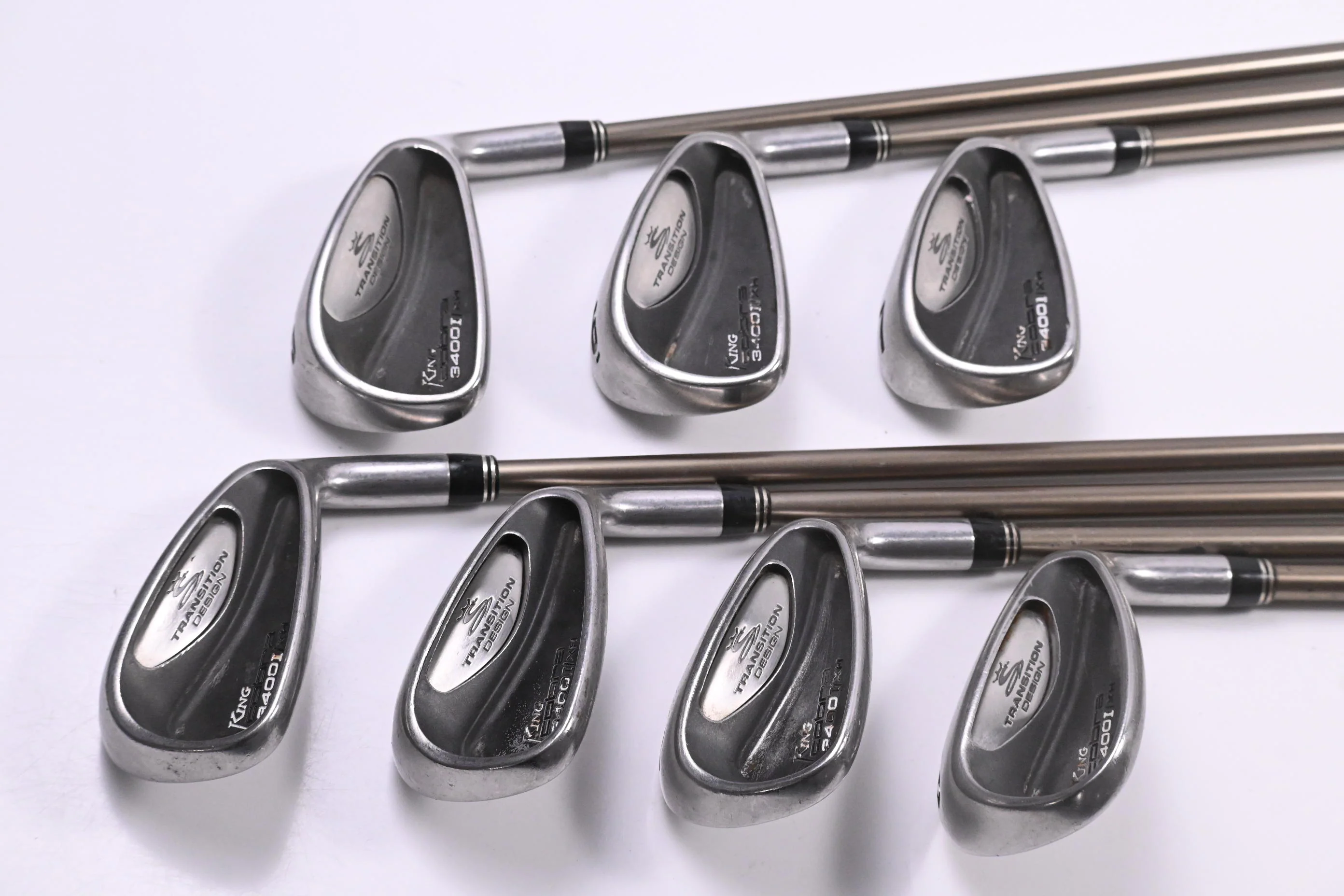 Cobra 3400 I/XH Irons / 5-PW+SW / Lite Flex Graphite Design YS-5.1 55 Shafts - Image 2