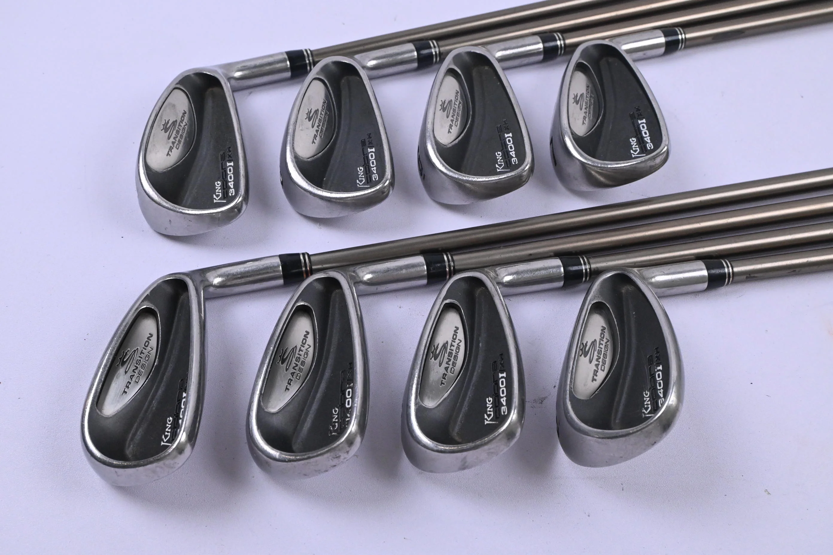 Cobra 3400 I/XH Irons / 4-PW+SW / Senior Flex Cobra YS-5.1 55 Shafts - Image 2