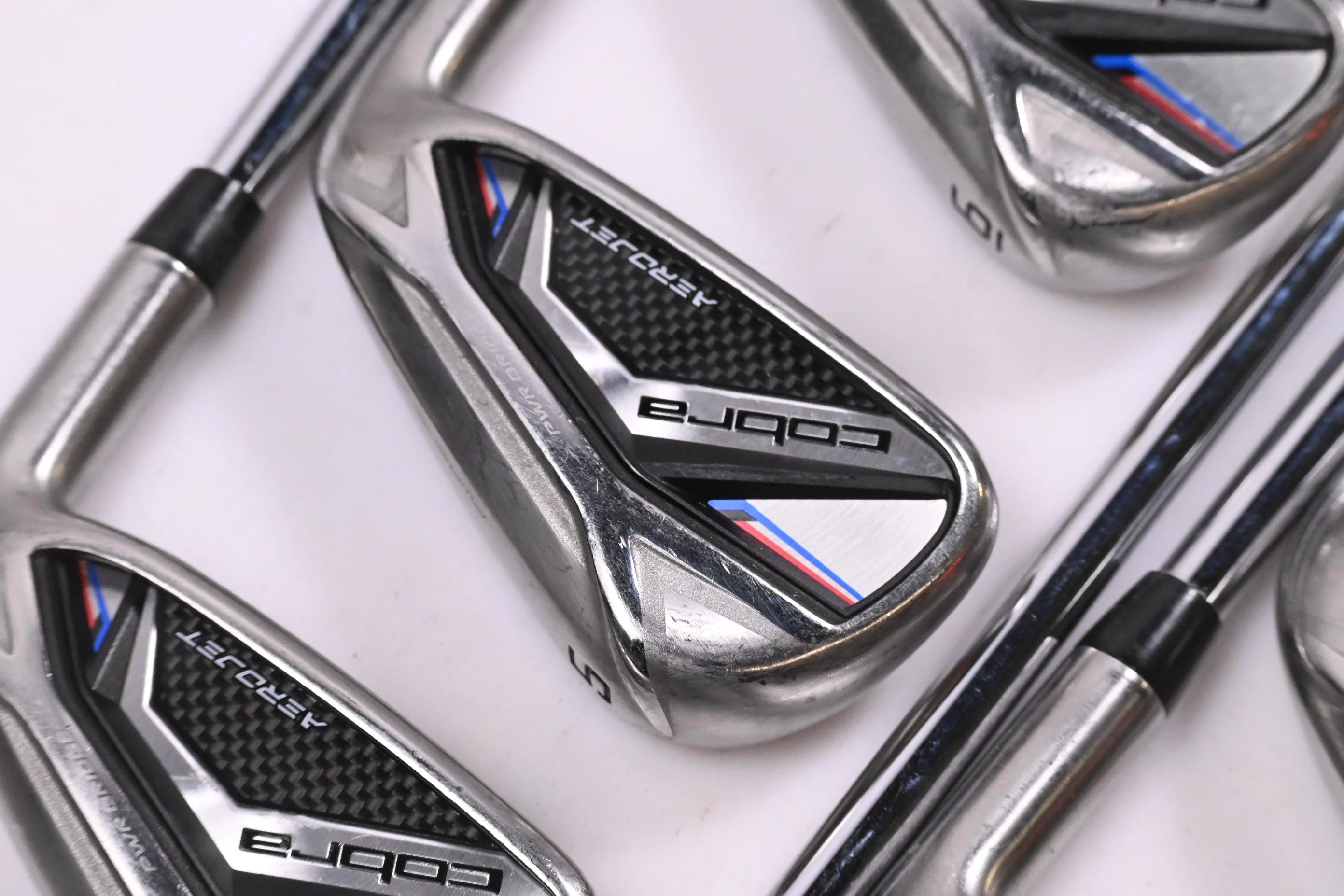 Cobra Aerojet Irons / 4-PW / Regular Flex KBS Tour Lite Shafts