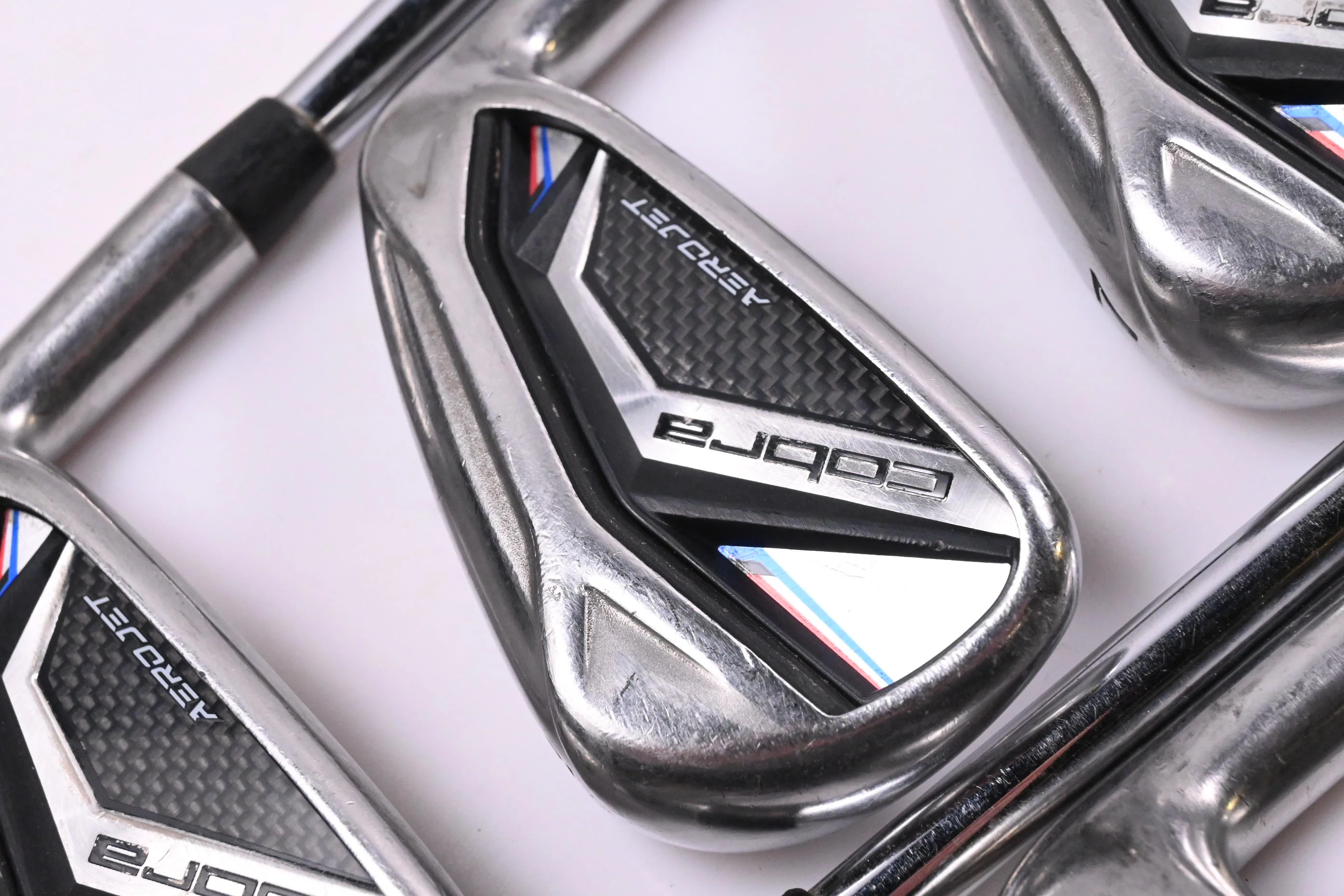 Cobra Aerojet Irons / 5-PW / Stiff Flex KBS Tour Lite Shafts