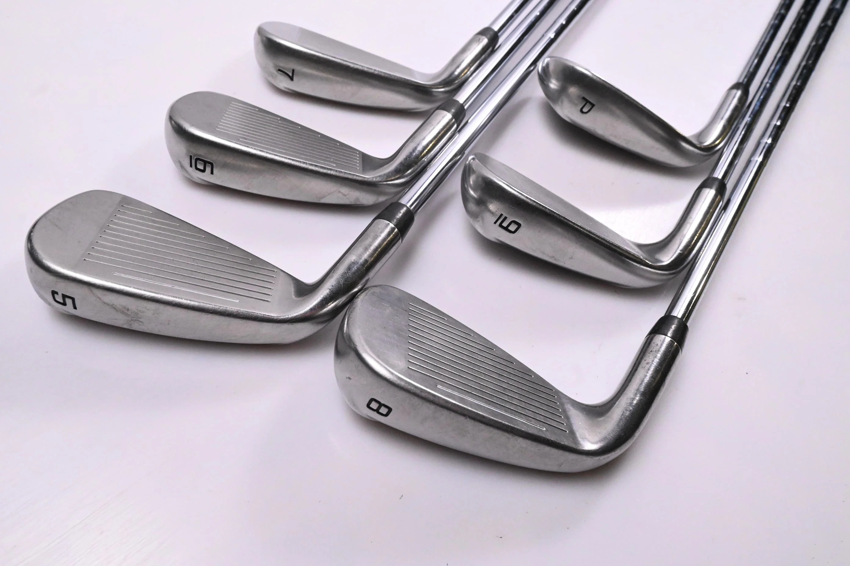 Cobra Aerojet Irons / 5-PW / Stiff Flex KBS Tour Lite Shafts - Image 4