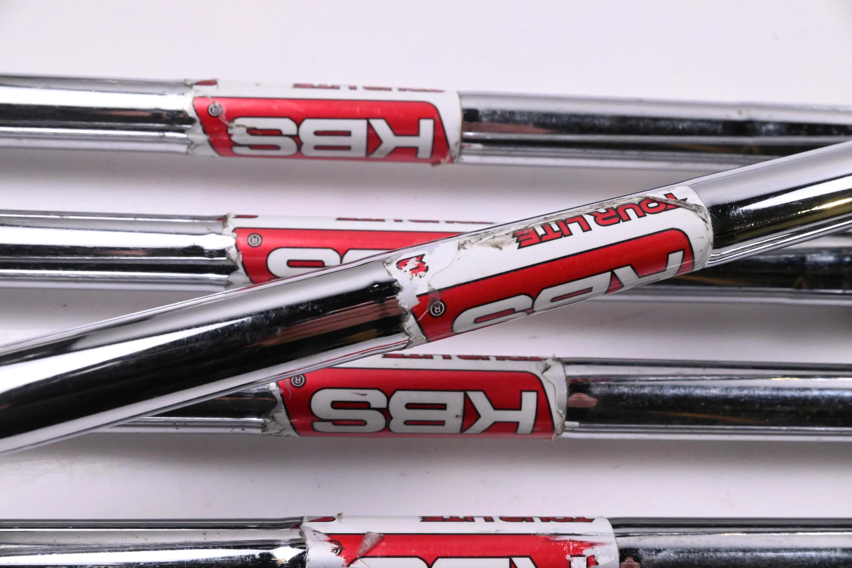 Cobra Aerojet Irons / 5-PW / Stiff Flex KBS Tour Lite Shafts - Image 5