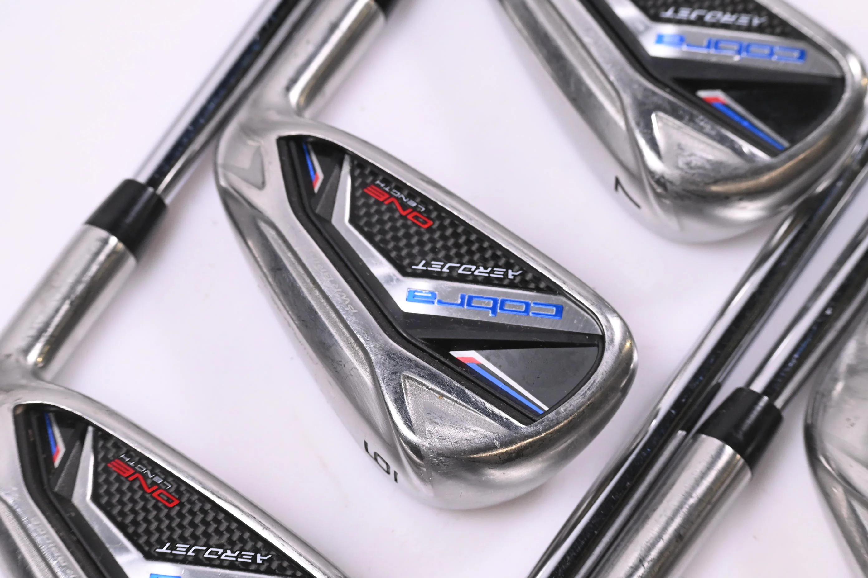 Cobra Aerojet One Length Irons / 5-PW+GW / Regular Flex KBS Tour Lite Shafts