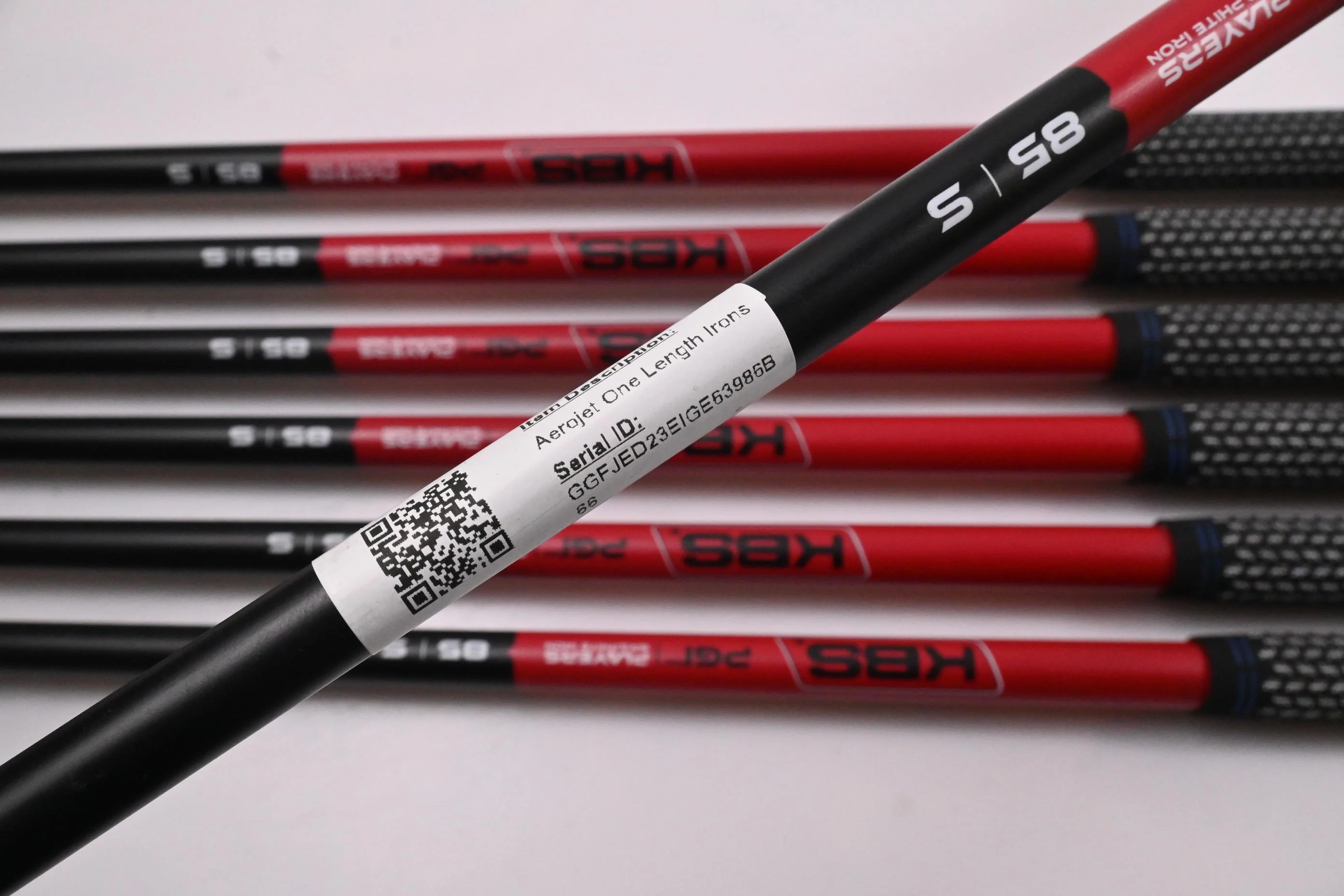 Cobra Aerojet One Length Irons / 5-PW+GW / Stiff Flex KBS PGI 85 Shafts - Image 6