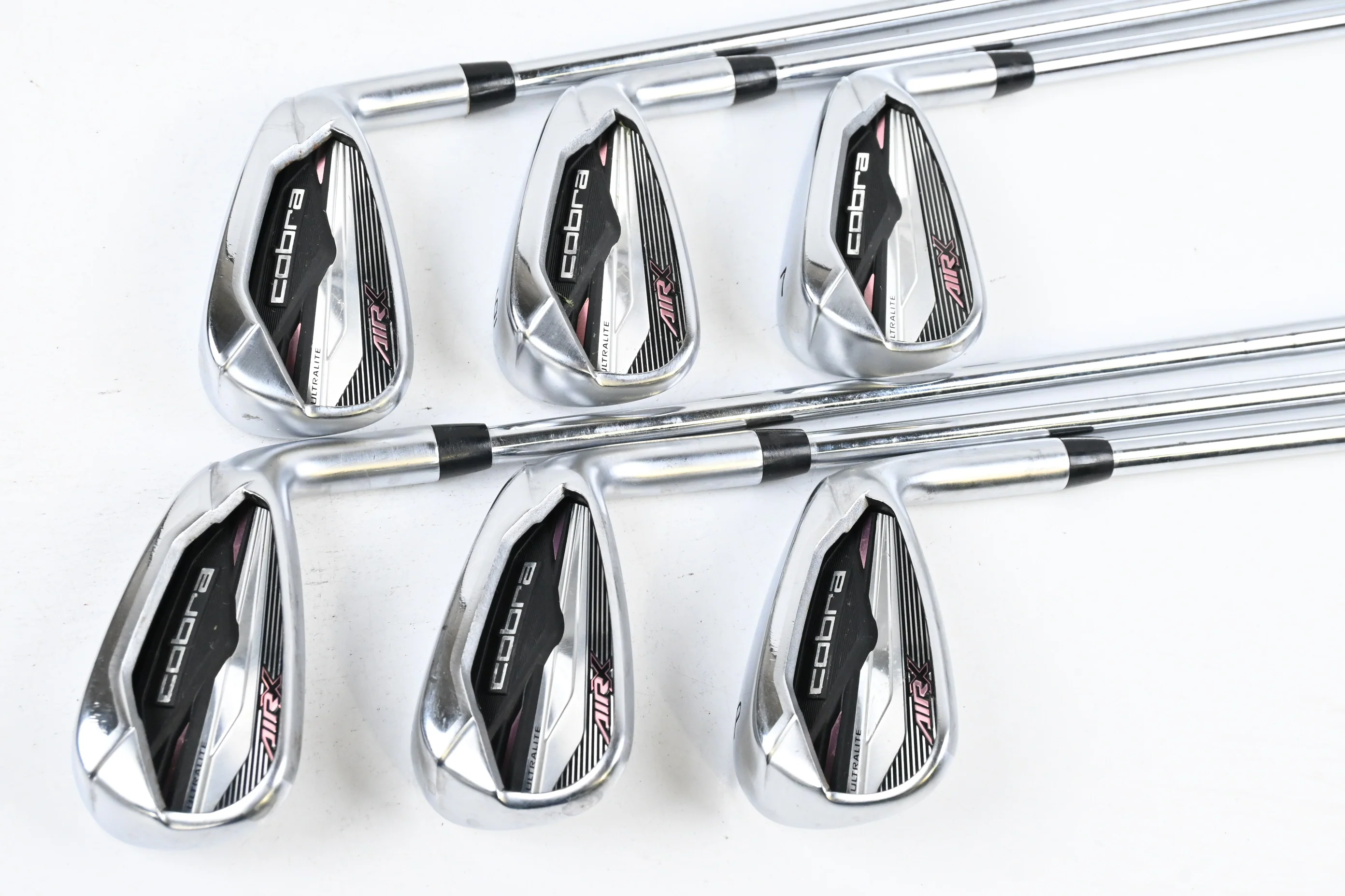 Ladies Cobra Air-X Irons / 5-PW / Ladies Flex Cobra Ultralite Steel Shafts - Image 2