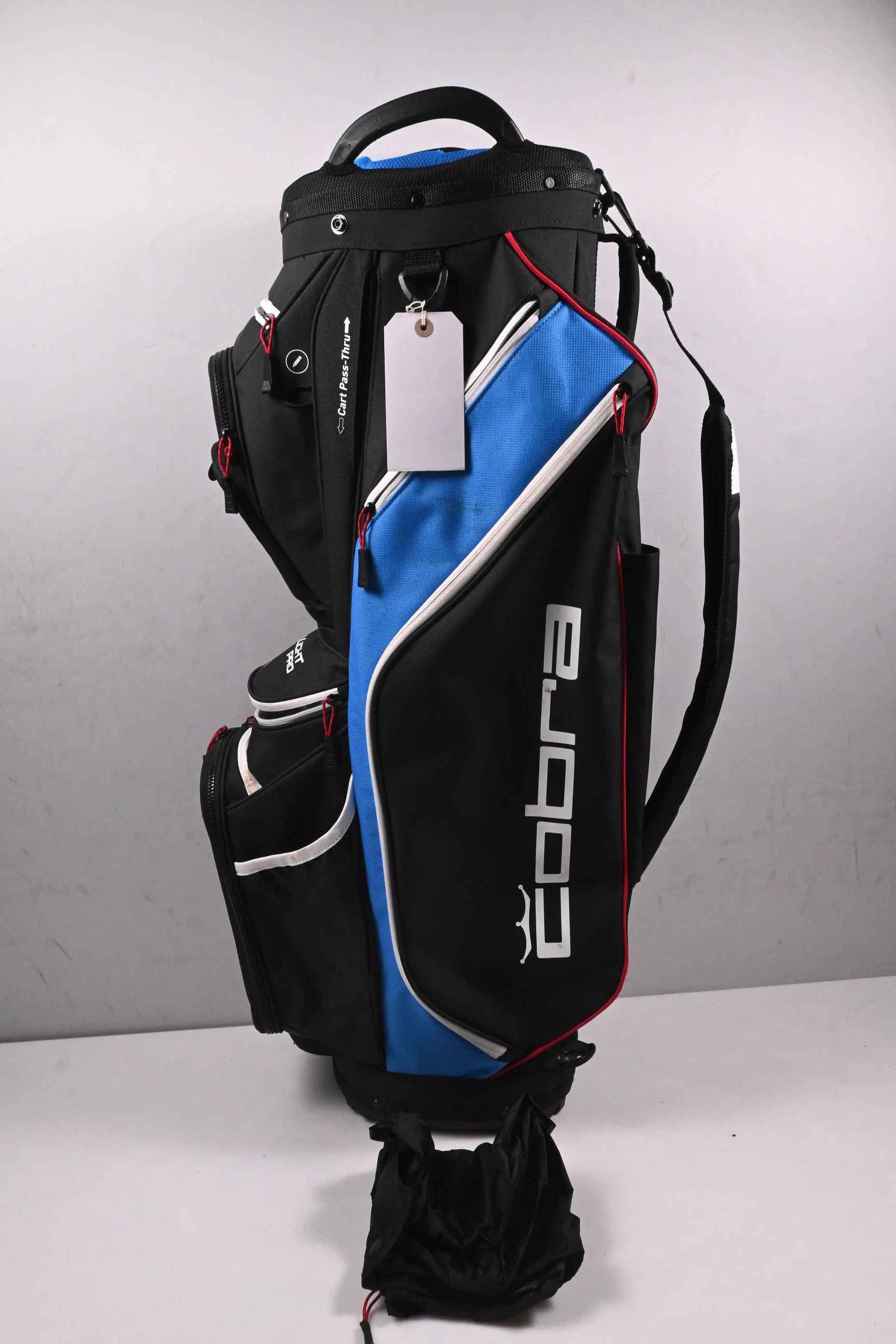 Cobra Ultralight Pro Cart Bag / 14-Way Divider / Black, Blue