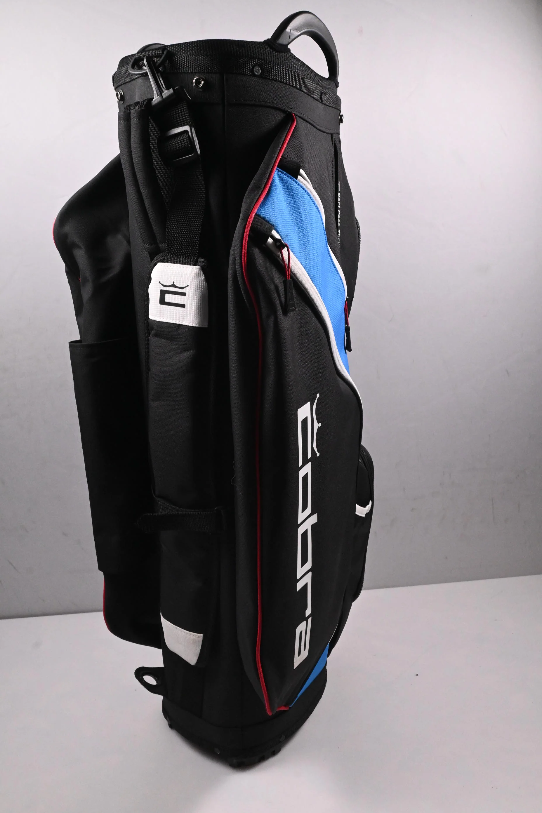 Cobra Ultralight Pro Cart Bag / 14-Way Divider / Black, Blue - Image 4