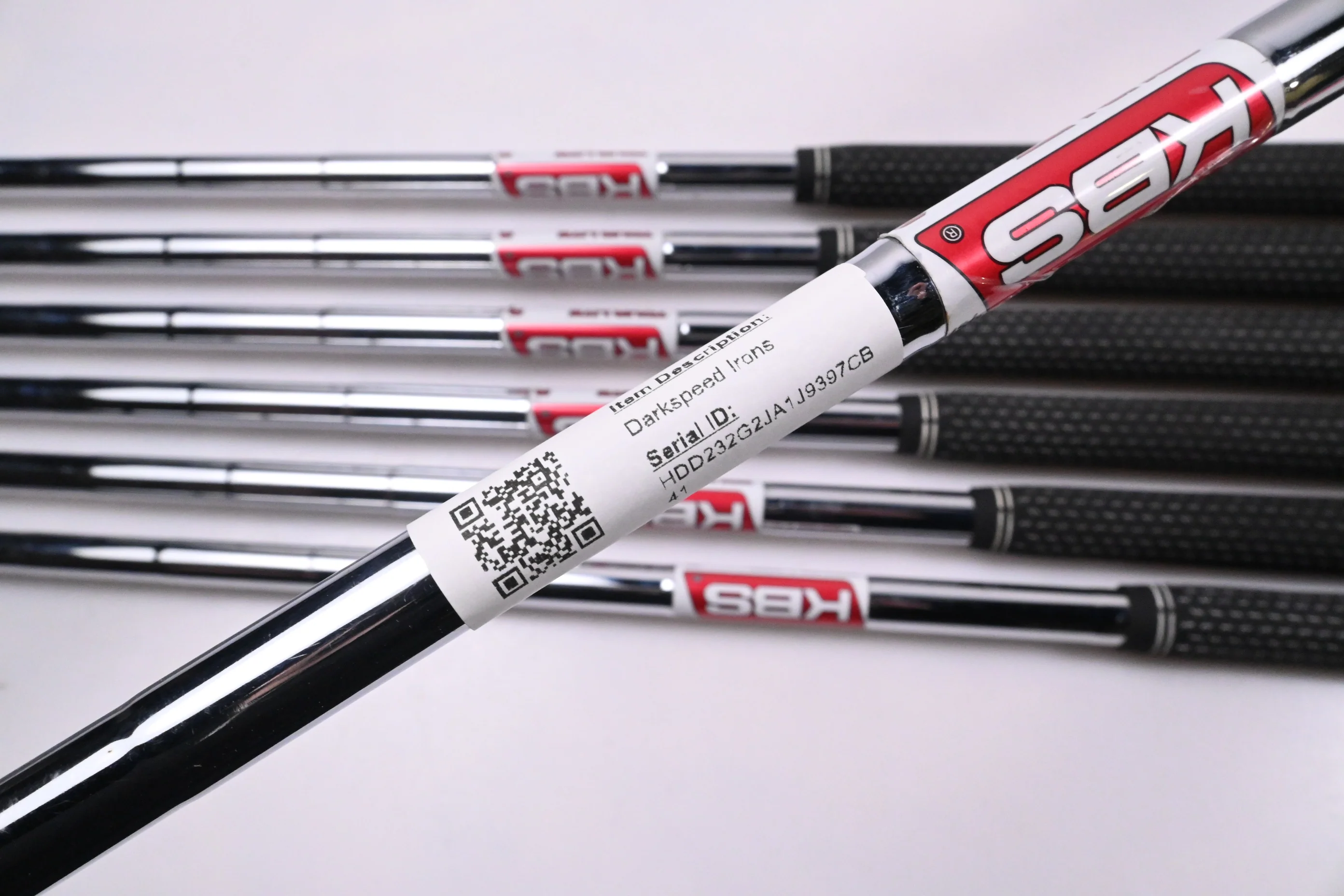 Cobra Darkspeed Irons / 5-PW+GW / Regular Flex KBS Tour Lite Shafts - Image 6