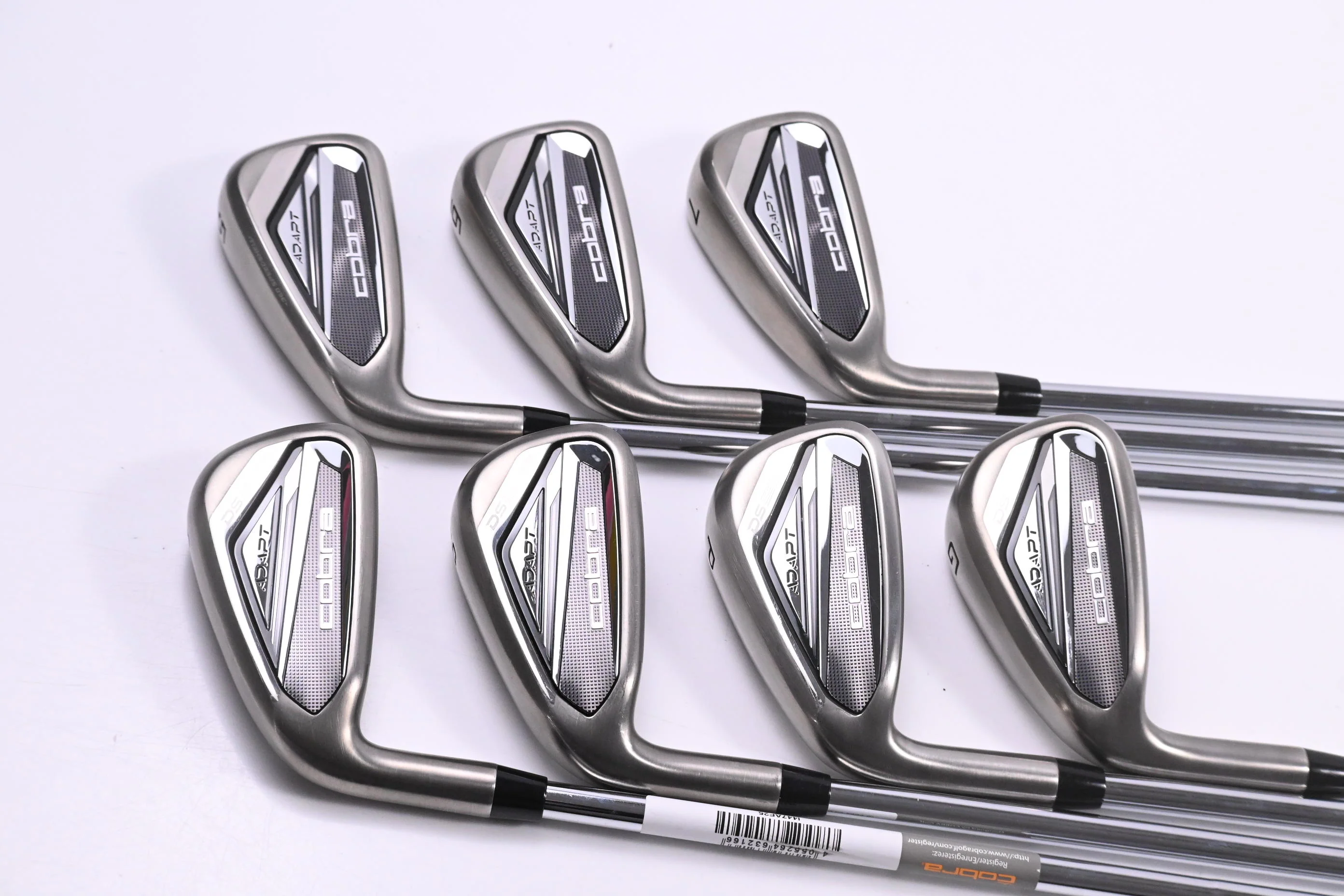 Left Hand Cobra DS-Adapt Irons / 5-PW+GW / Regular Flex KBS Tour Lite Shafts - Image 2