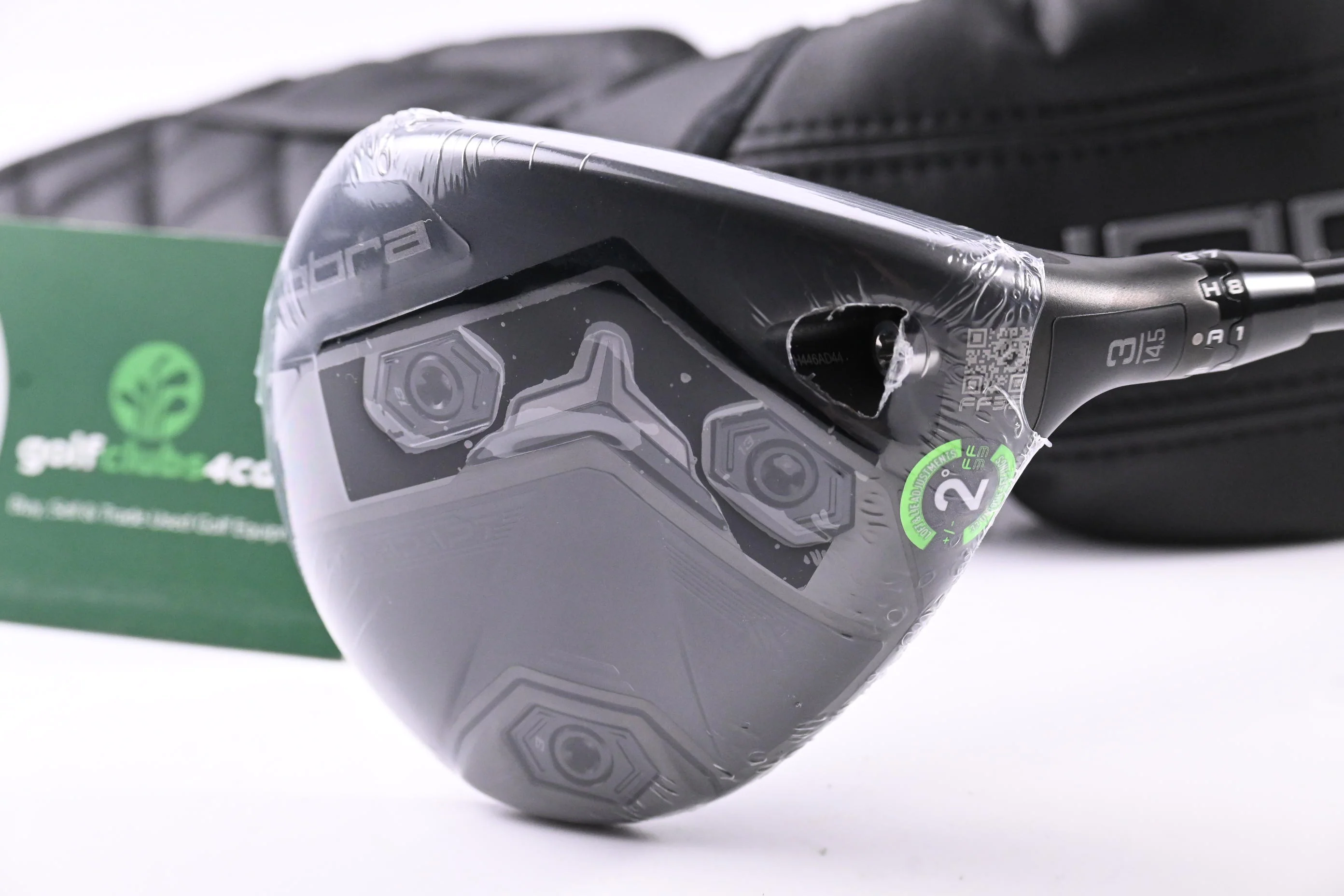 Cobra DS-Adapt LS Titanium #3 Wood / 14.5 Degree / Stiff Flex Denali Black 70 - Image 2