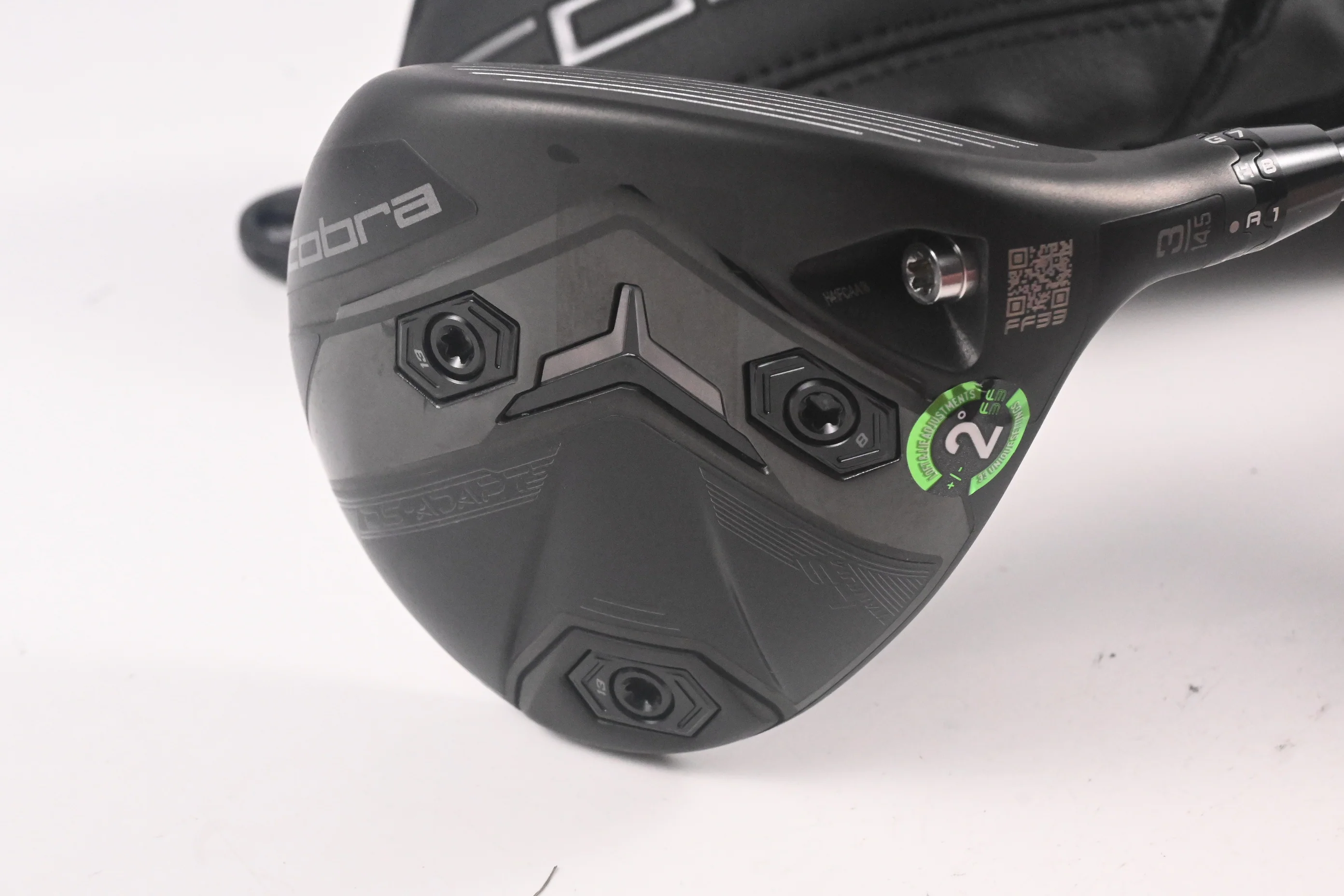Cobra DS-Adapt LS Titanium #3 Wood / 14.5 Degree / Stiff Flex Denali Black 70 - Image 2