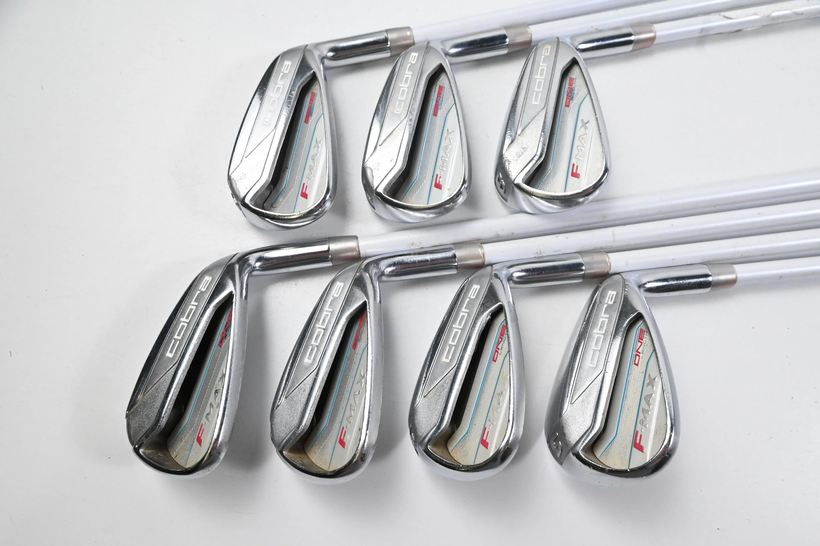 Ladies Cobra F-Max One Length Irons / 6-PW+GW+SW / Ladies Flex Cobra Shafts - Image 2