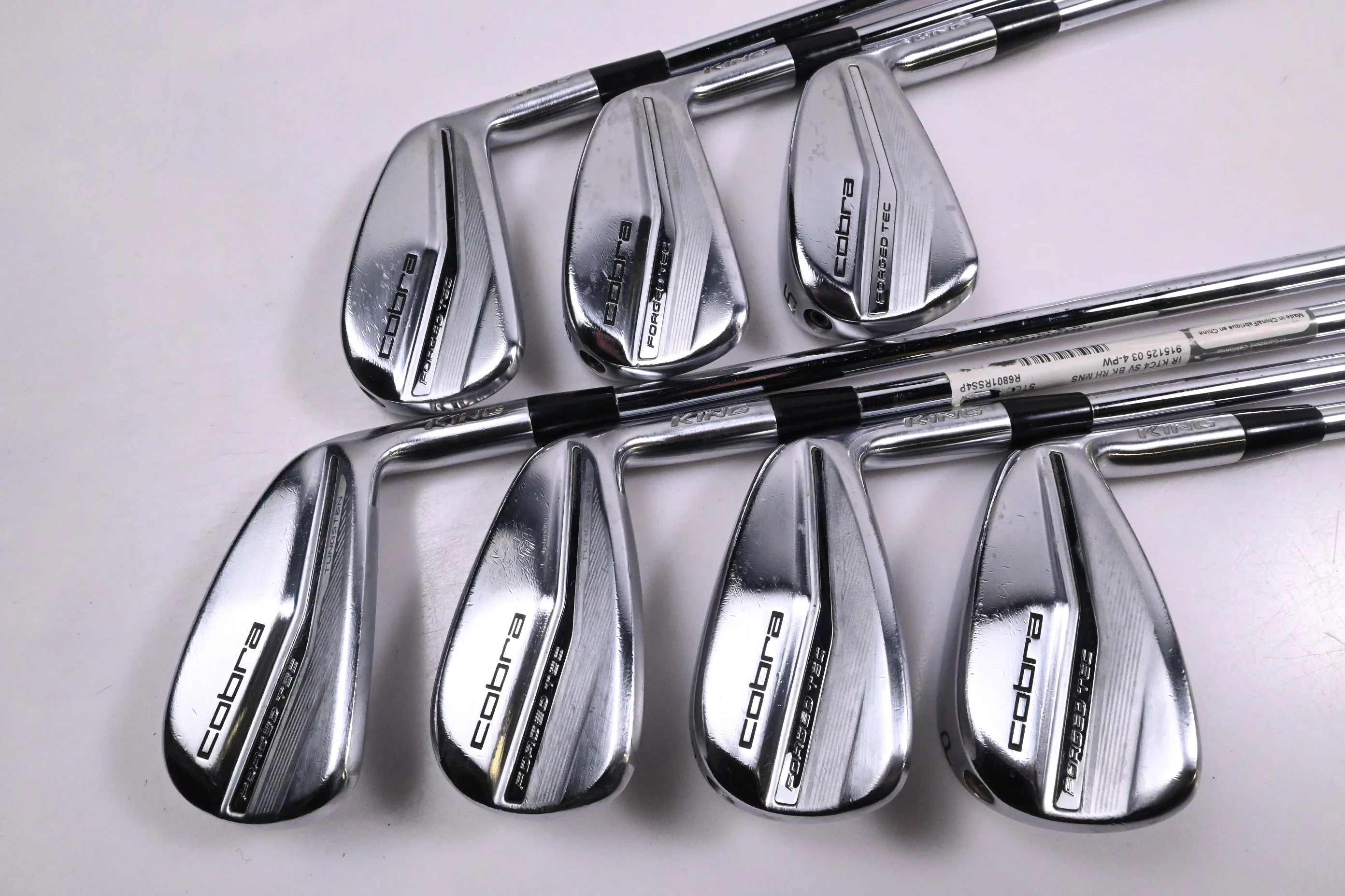 Cobra Forged Tec 2022 Irons / 4-PW / Stiff Flex KBS $-Taper Lite Shafts - Image 2