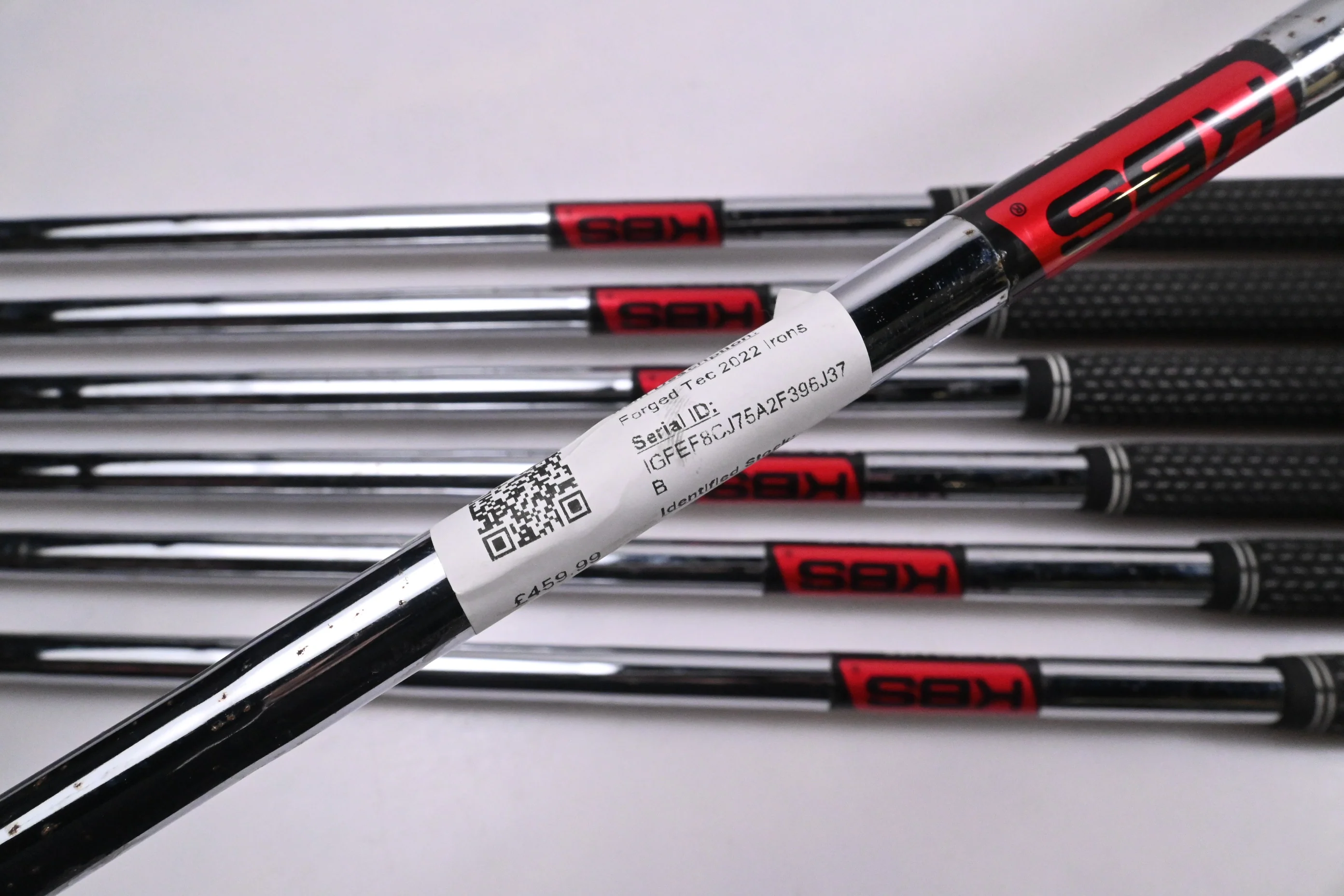 Cobra Forged Tec 2022 Irons / 4-PW / Stiff Flex KBS $-Taper Lite Shafts - Image 6
